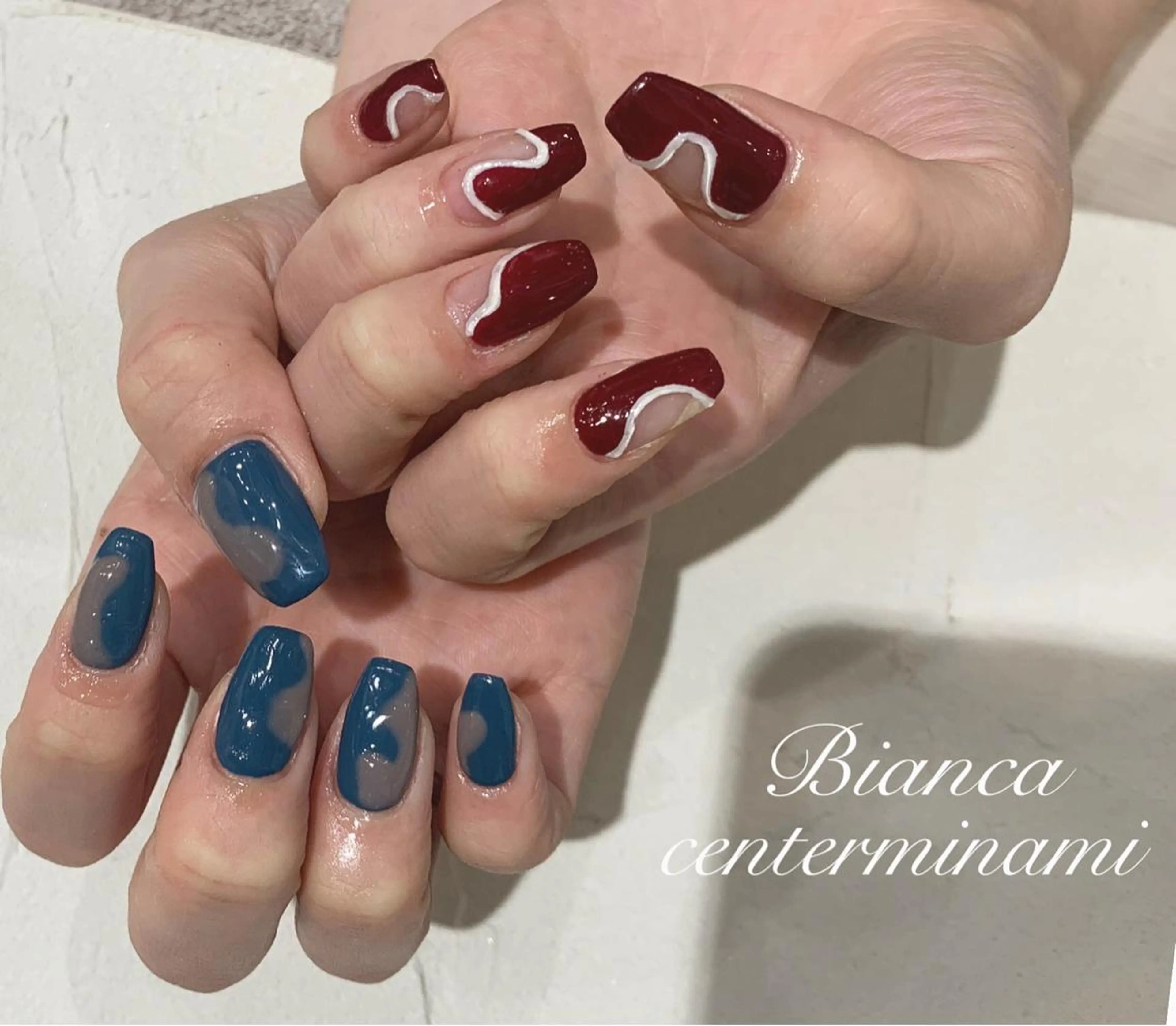 ネイル 持ち込み ハンドネイル Bianca KIKUTIHARAのネイルデザイン