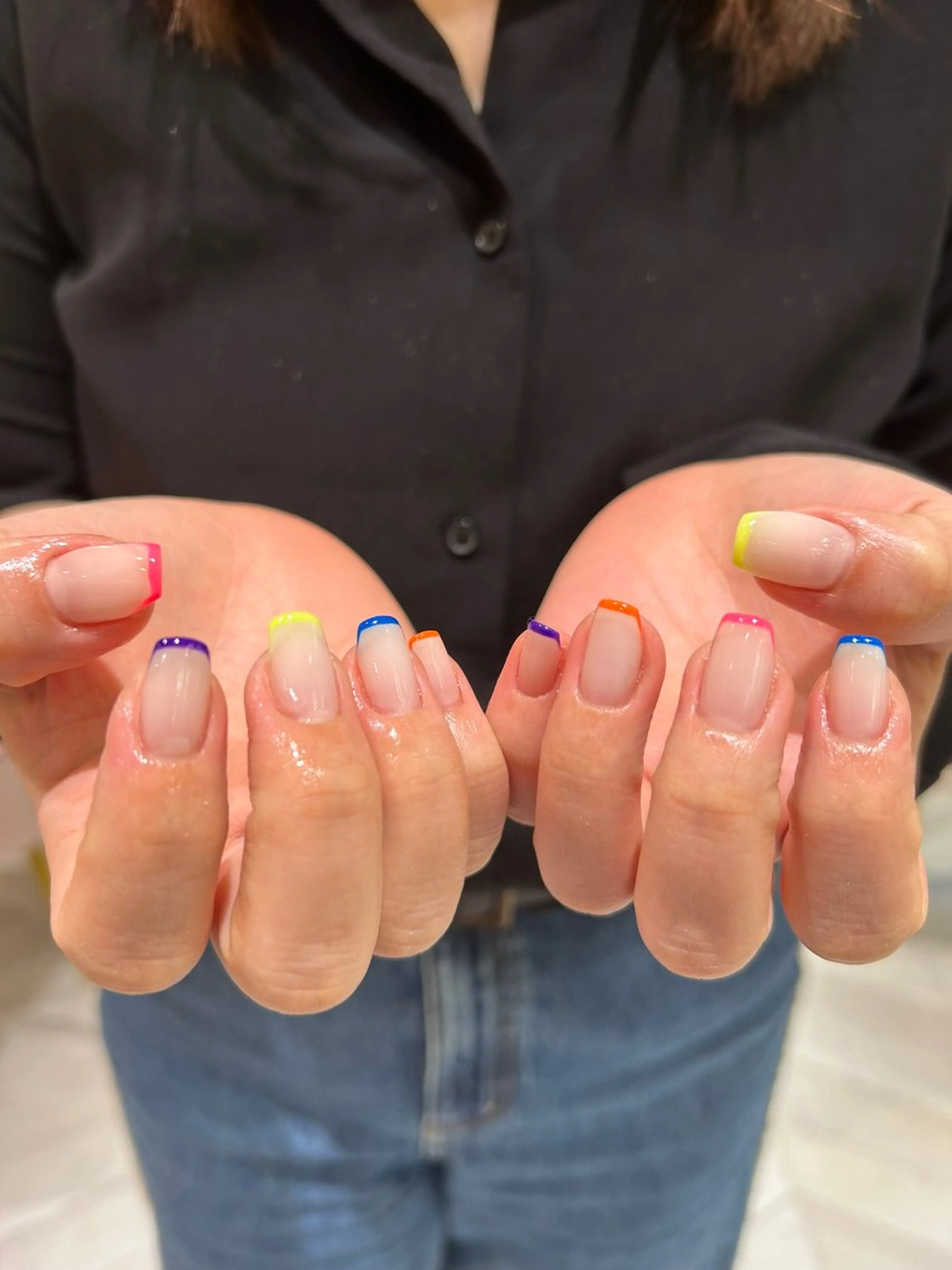 ネイル ハンドネイル 🦋sana🦋 🫧透明感カラー🫧のヘアスタイル