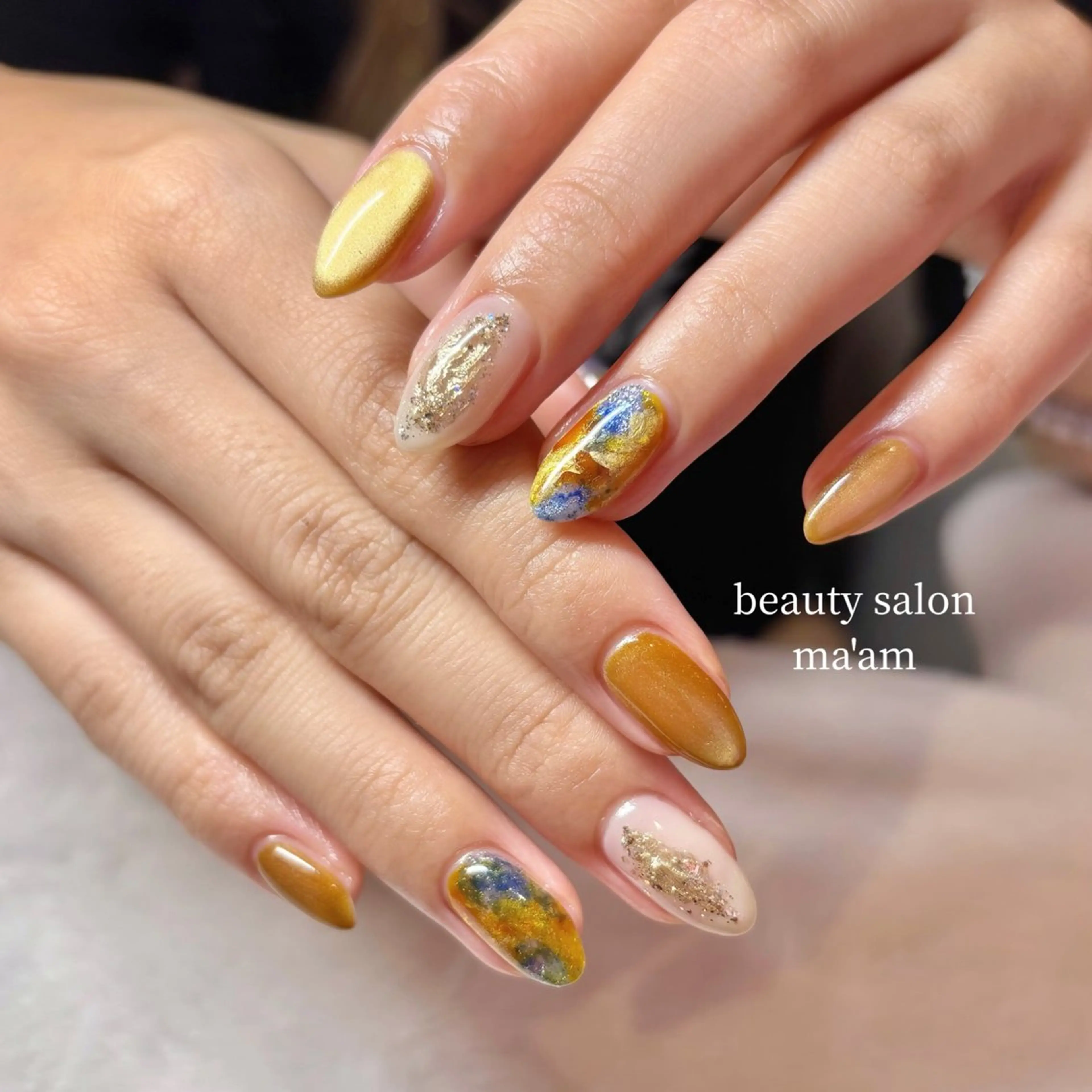 ネイル ハンドネイル beauty salon ma'am所属・chihiro 小路ネイルのネイルデザイン