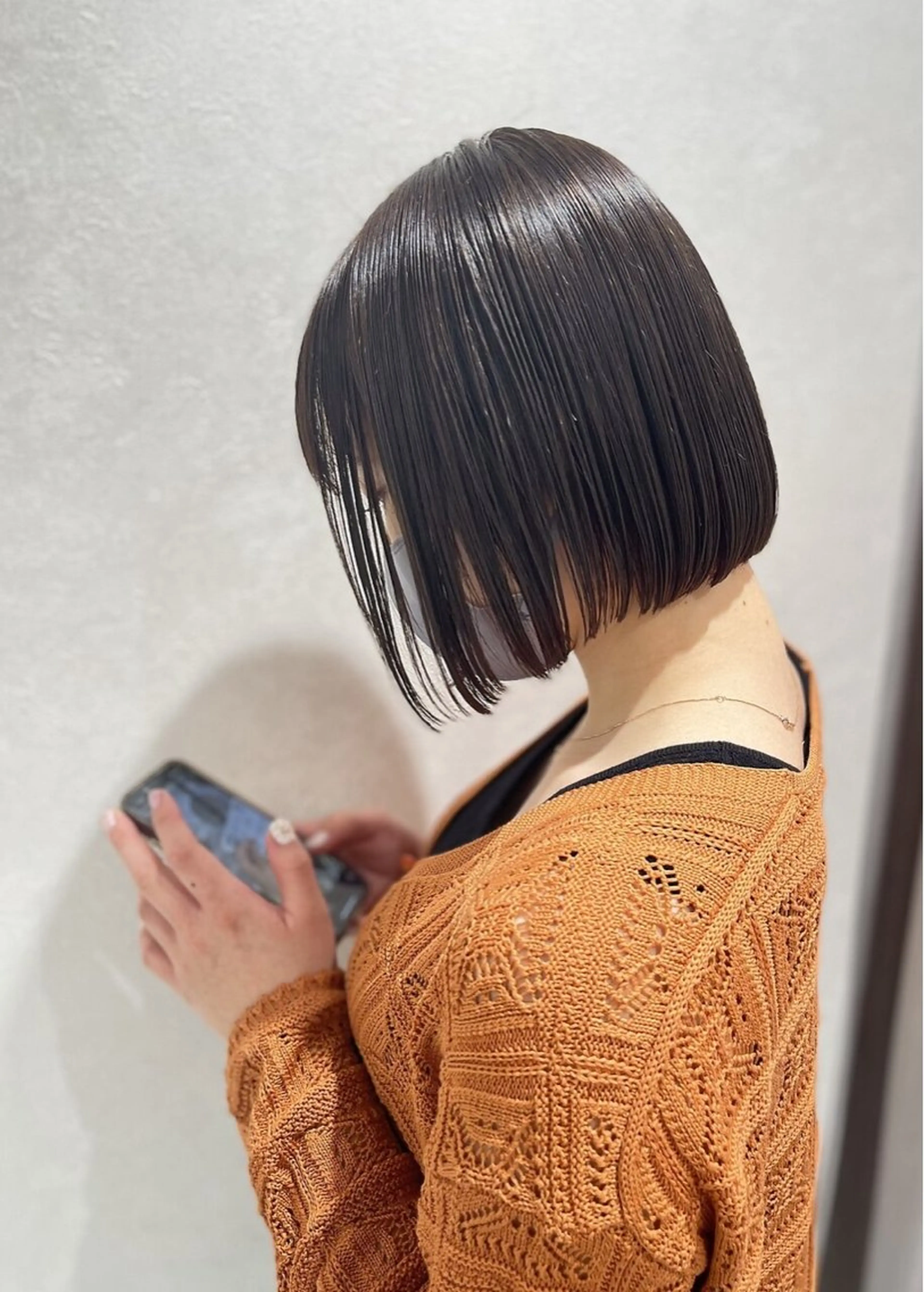 ミディアム カラー ブリーチ グレージュ ブリーチなしカラー カット ヘアカラー トリートメント 髪質改善縮毛矯正 💎TOMOのヘアスタイル