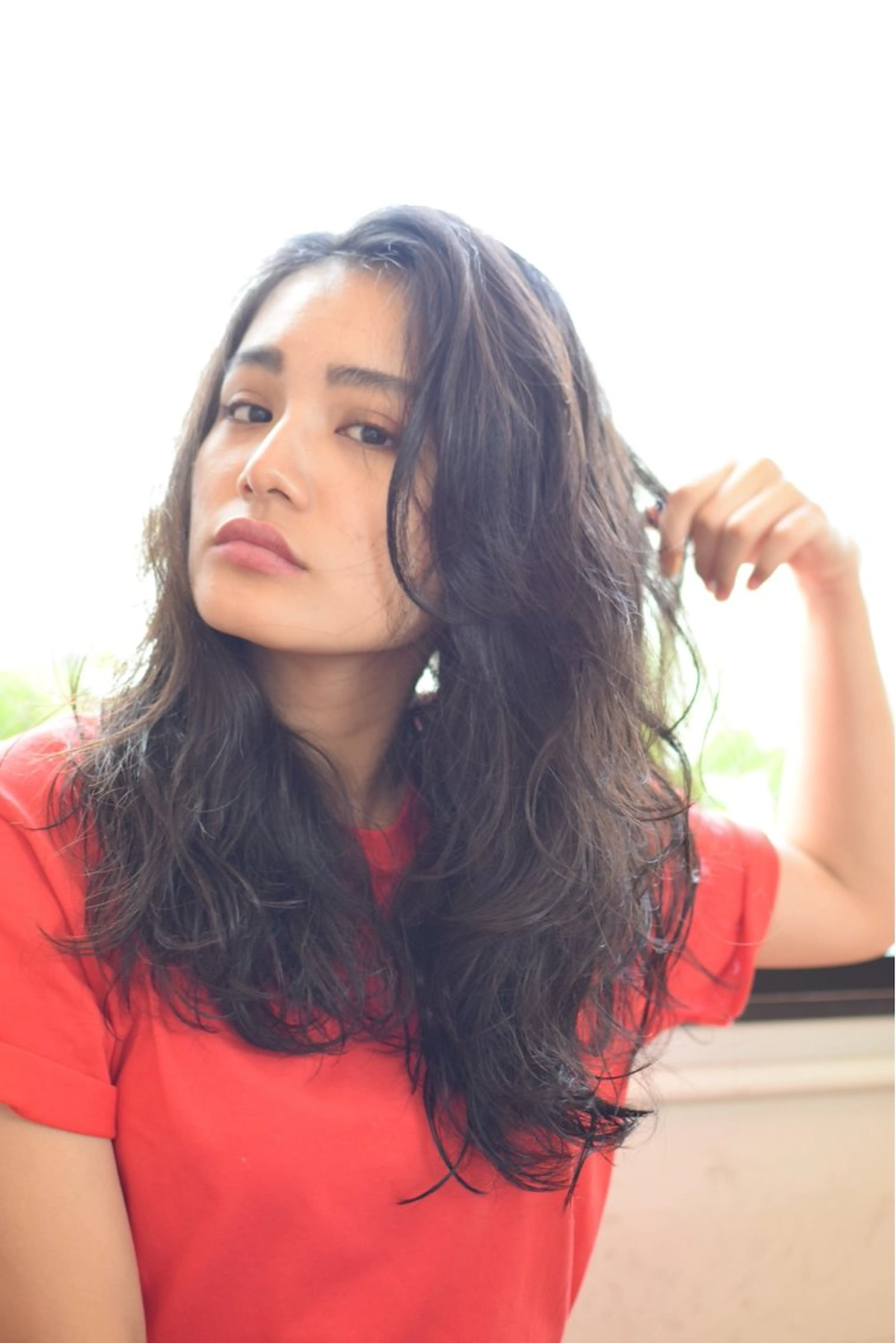 デジタルパーマ✂️ロングヘアで持ち良くしたい方におすすめです☆の写真