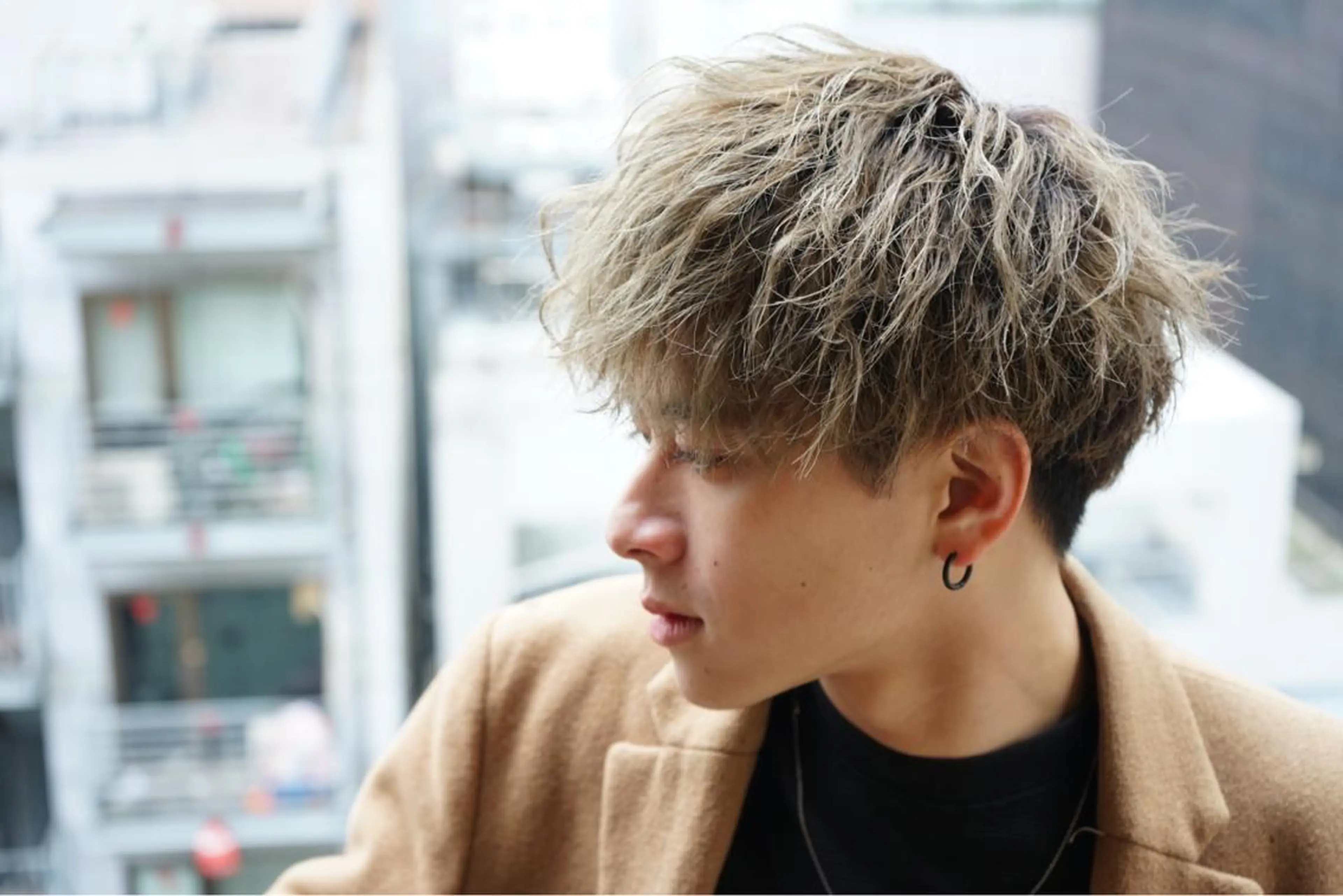 ショート カラー メンズ メンズブリーチ ブリーチ カット ヘアカラー ヘッドスパ ROW吉祥寺✨ 髪質改善TR&スパ✨のヘアスタイル
