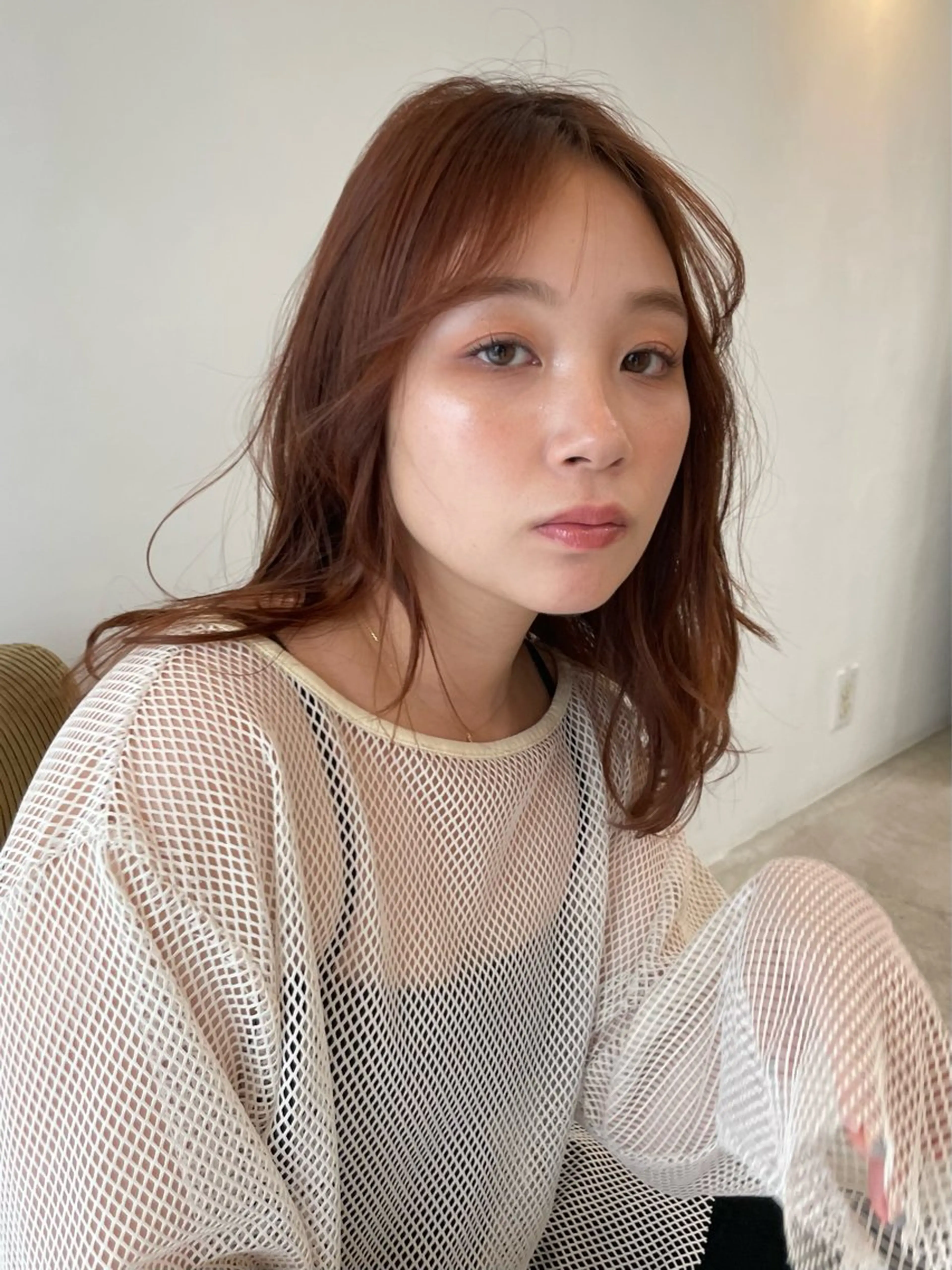 似合わせカット＋グレイカラー＋ヘッドスパの写真