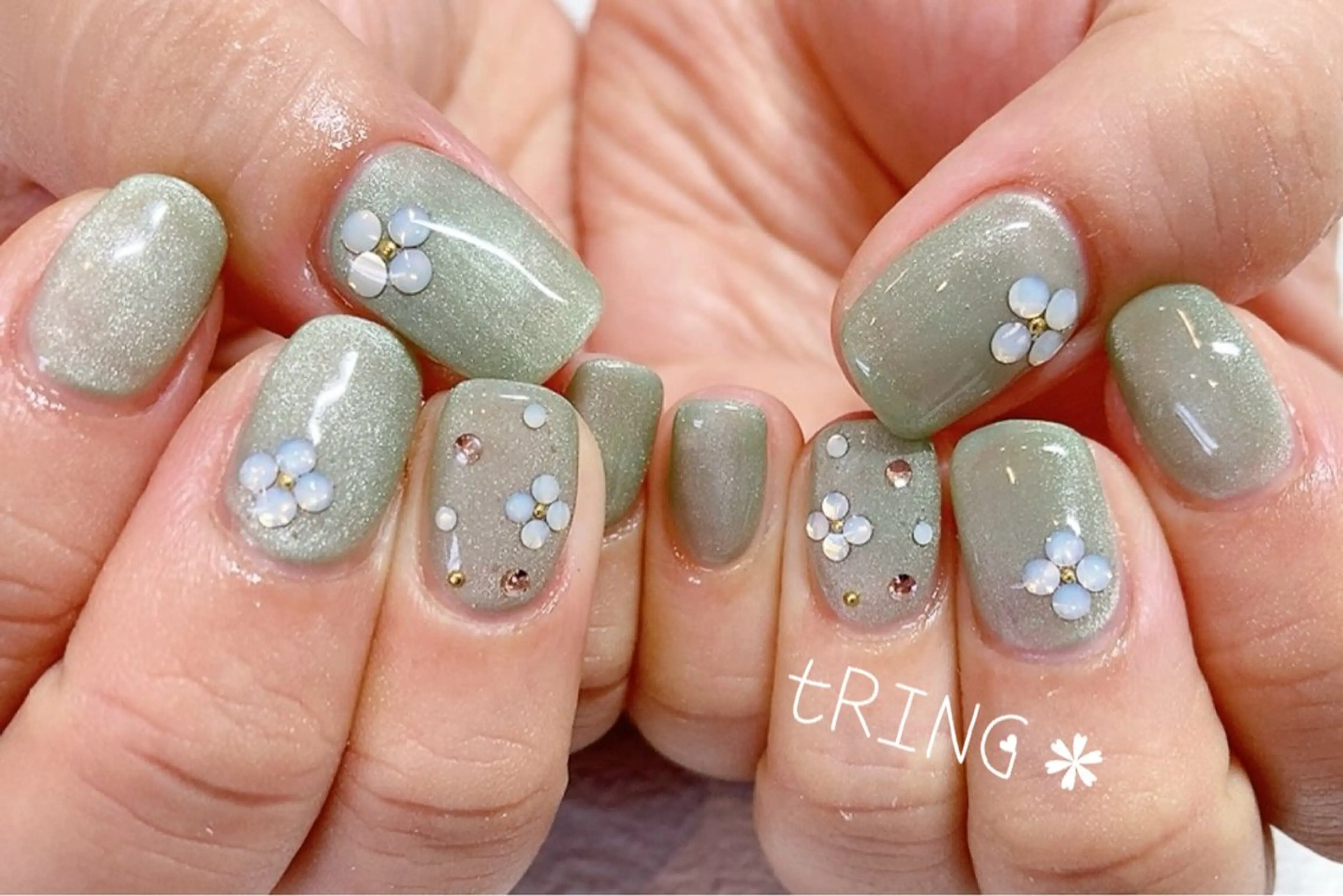 ネイル ハンドネイル tRING* しいの木台のネイルデザイン