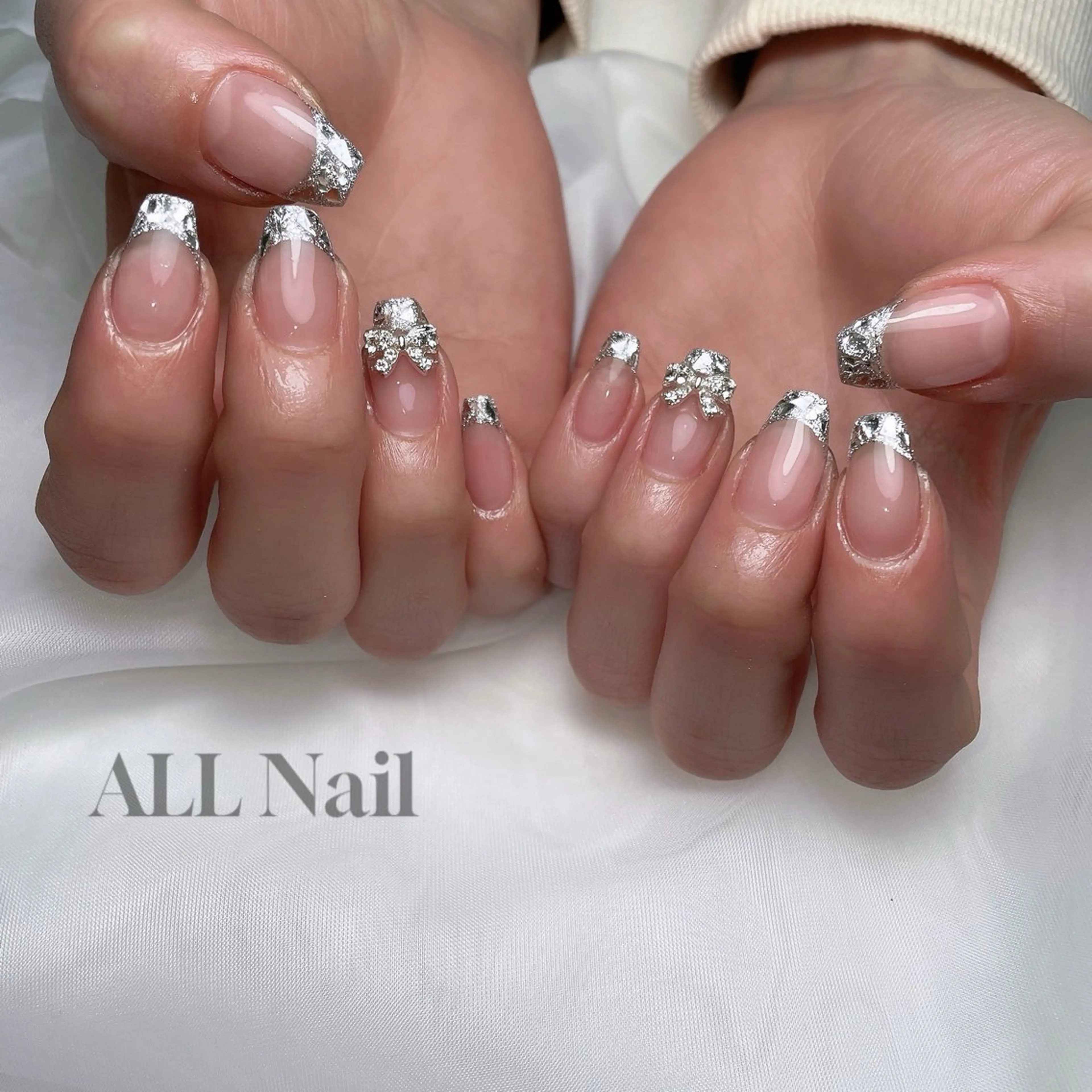 ネイル フレンチネイル ガラスフレンチ ALL Nail &whiteningのその他イメージ
