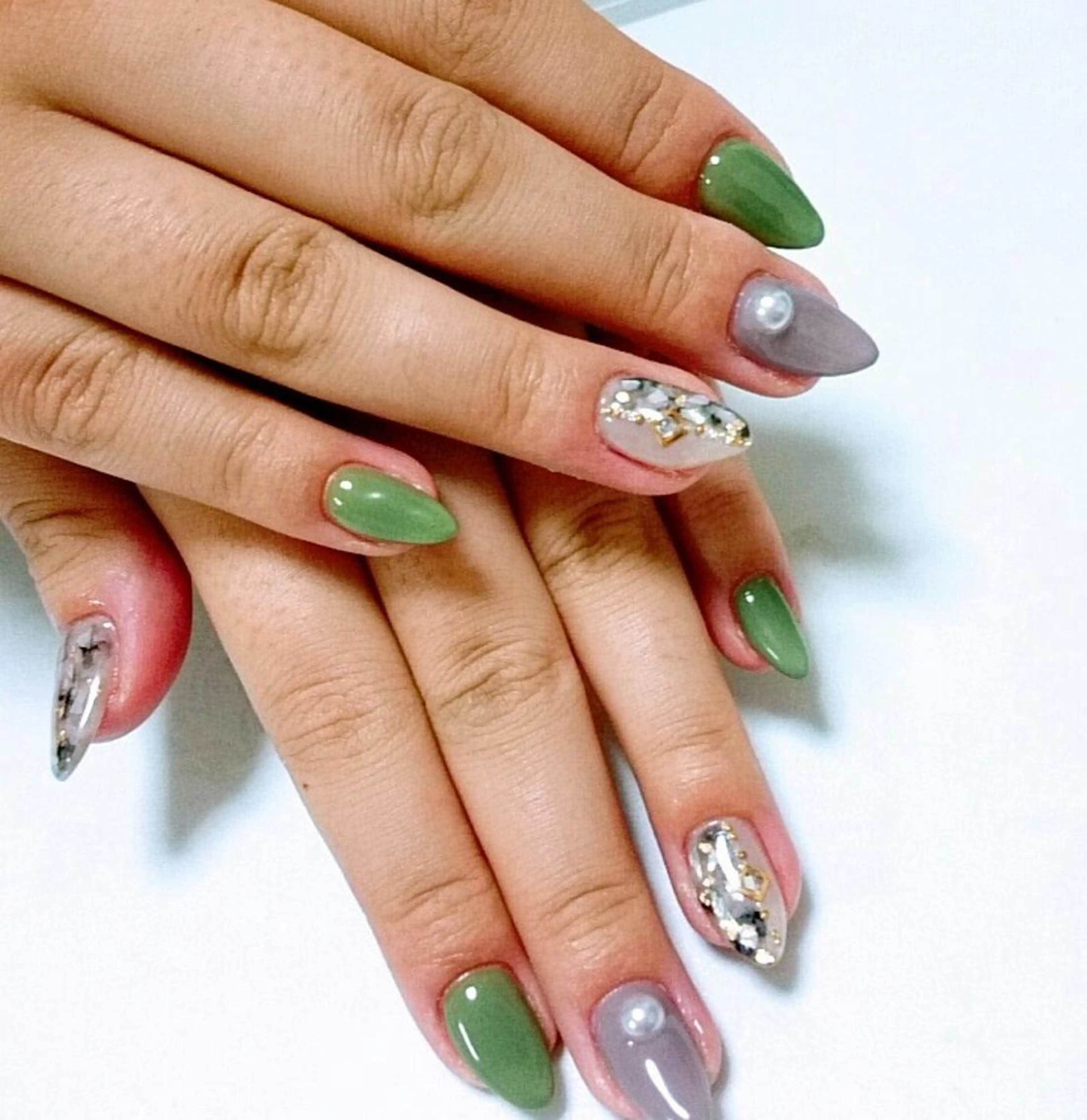 ネイル 大理石ネイル(マーブル) JEWEL nailのネイルデザイン