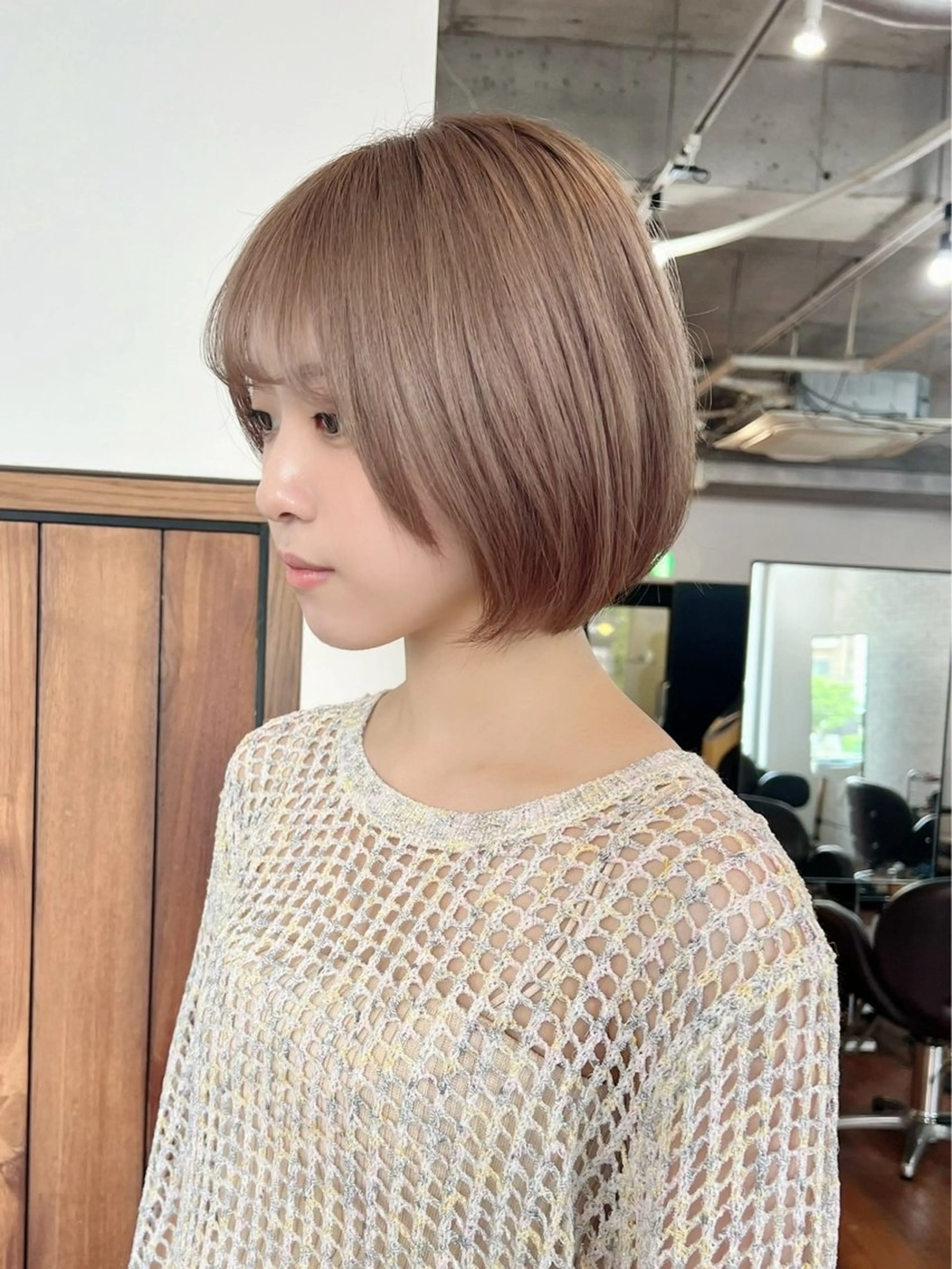 ショート 森﨑 雅のヘアスタイル
