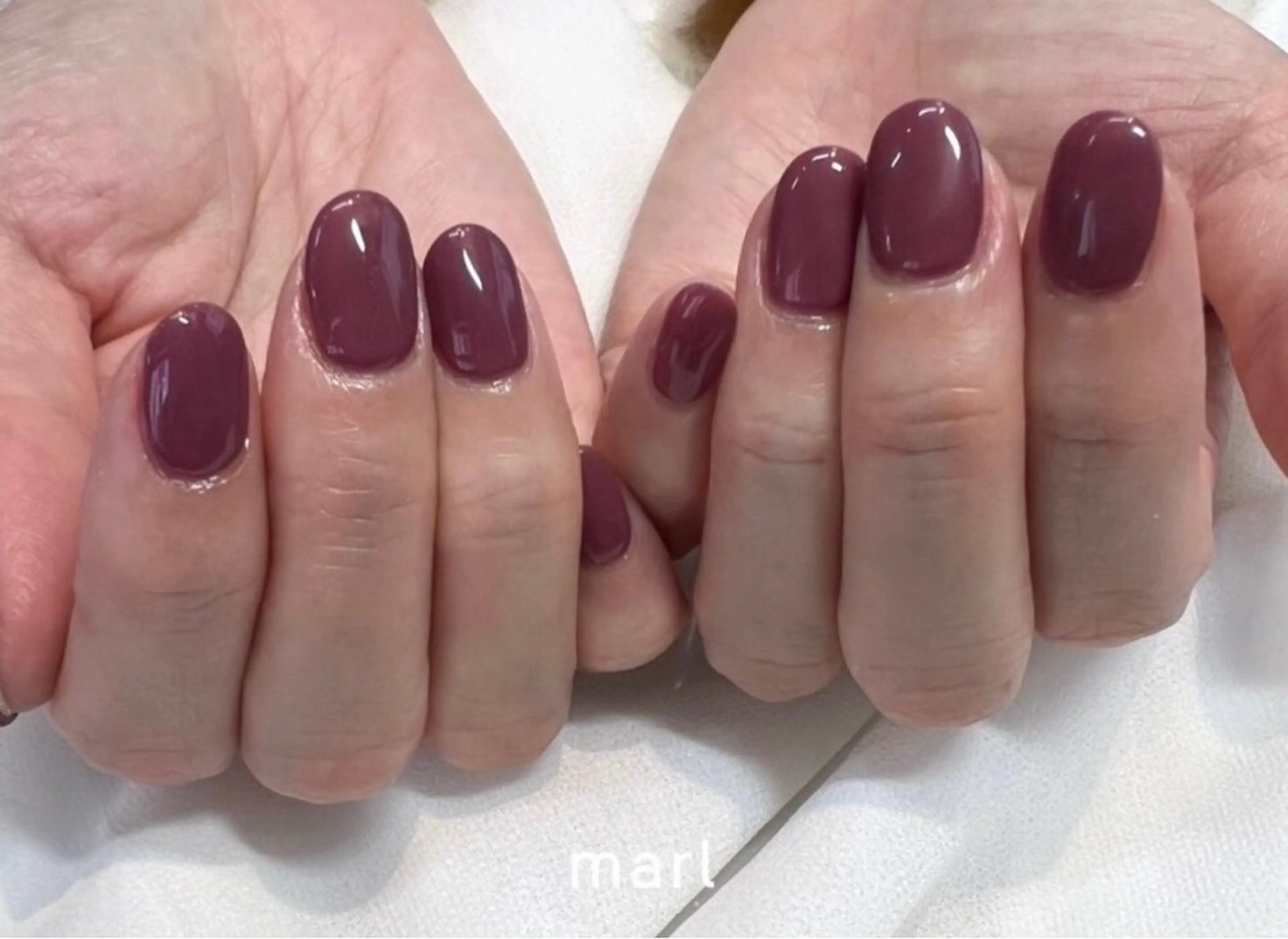 ミディアム カラー ハンドネイル marl -Msisnailsaon-西宮北口店【マール】所属・nailsalon marl yukiのネイルデザイン