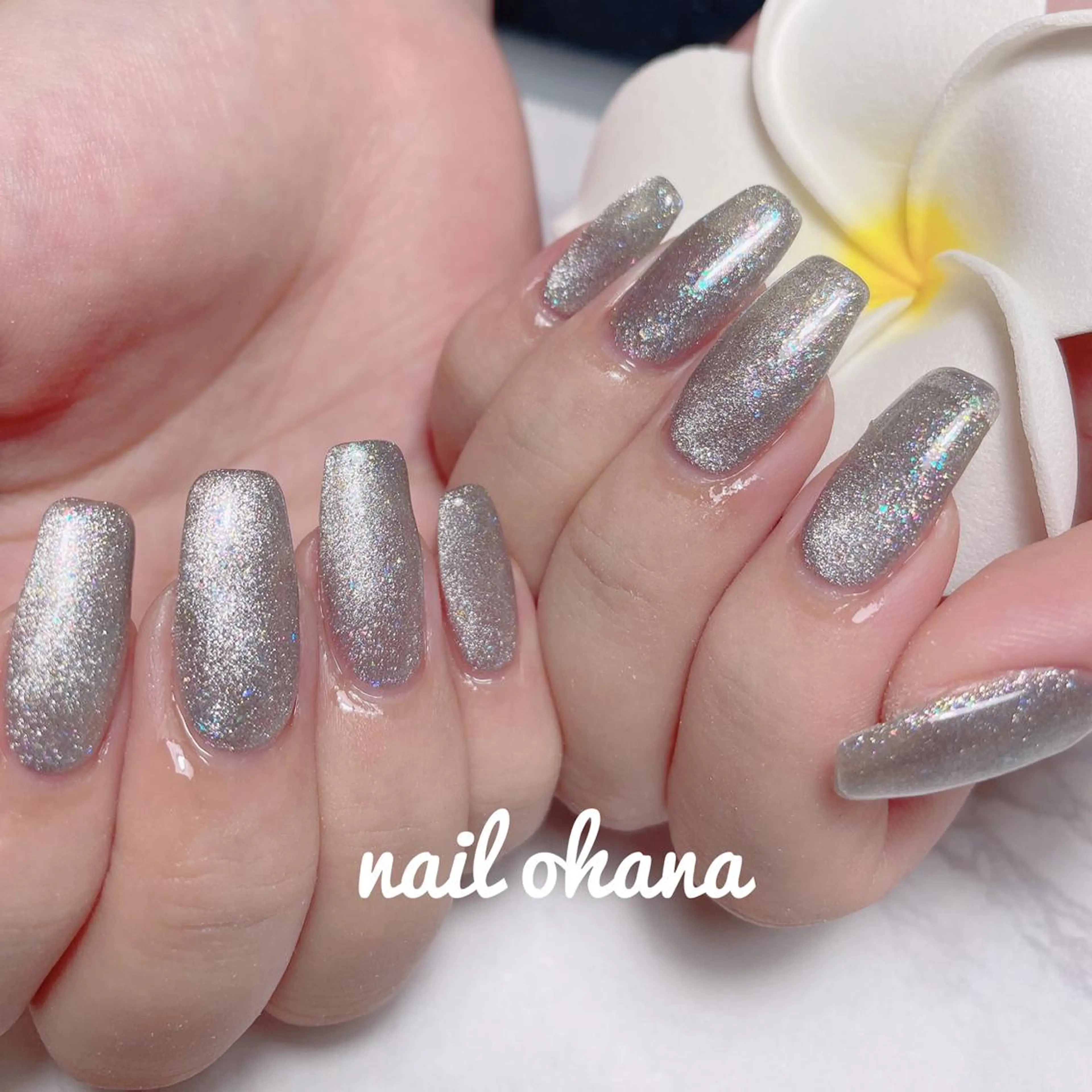 ネイル ジェルネイル マグネットネイル 持ち込み ハンドネイル 那覇🏝️台湾人 ネイリストSHIUのネイルデザイン