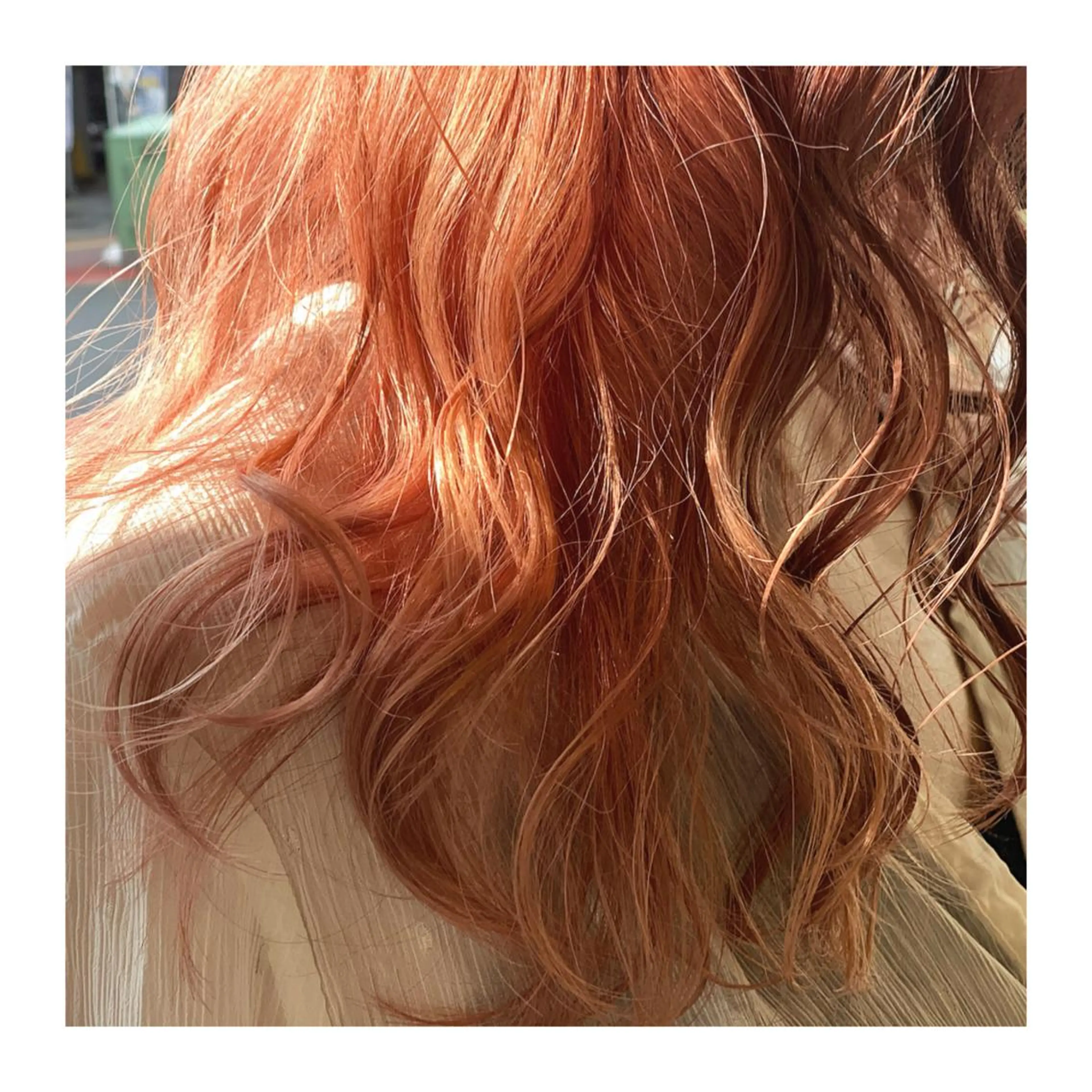 ロング カラー ヘアカラー トリートメント あべ ゆうかのヘアスタイル