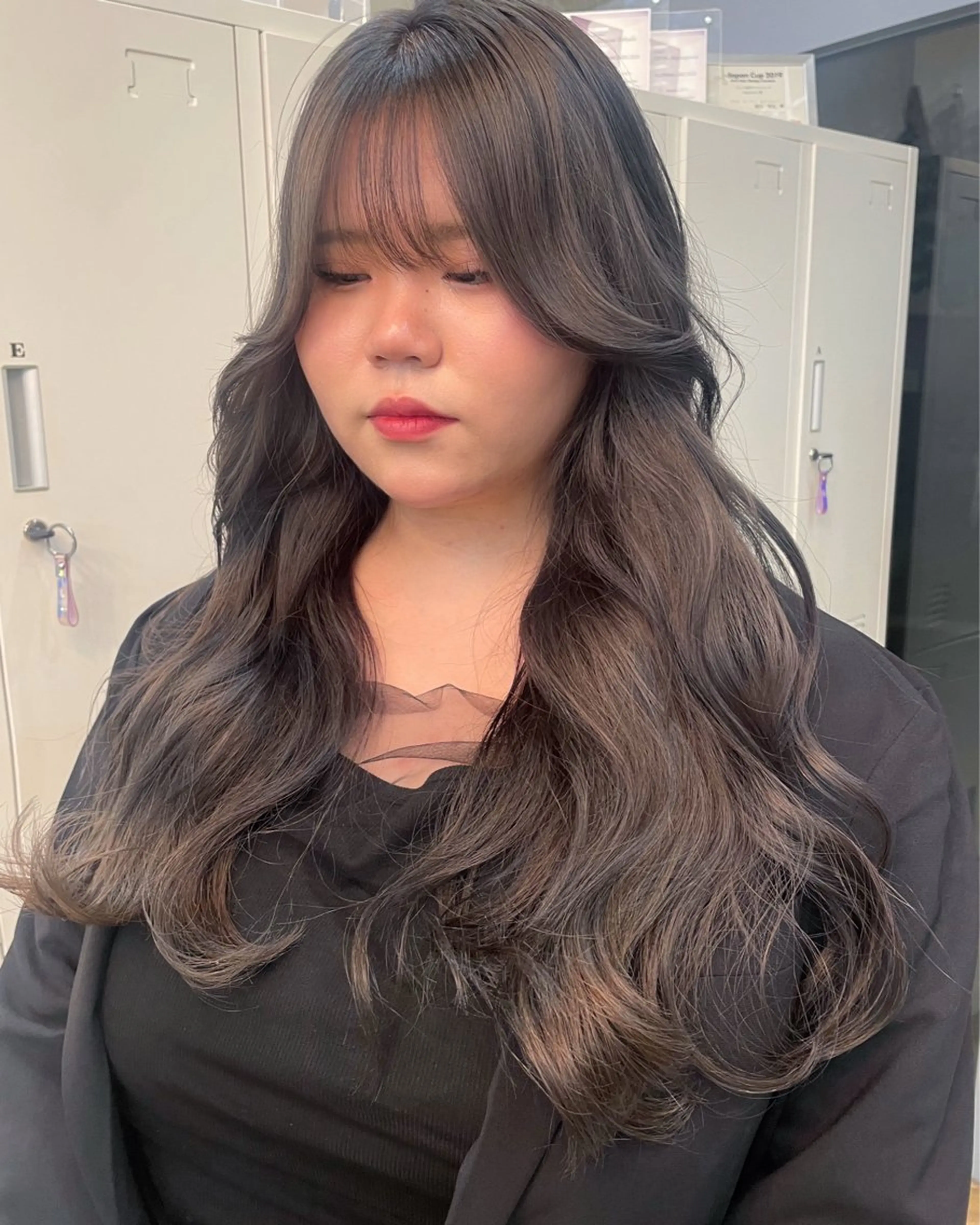 ロング カラー 透明感カラー ダブルカラー ヘアカラー 似合わせカットカラー 本厚木/ナカノユウのヘアスタイル