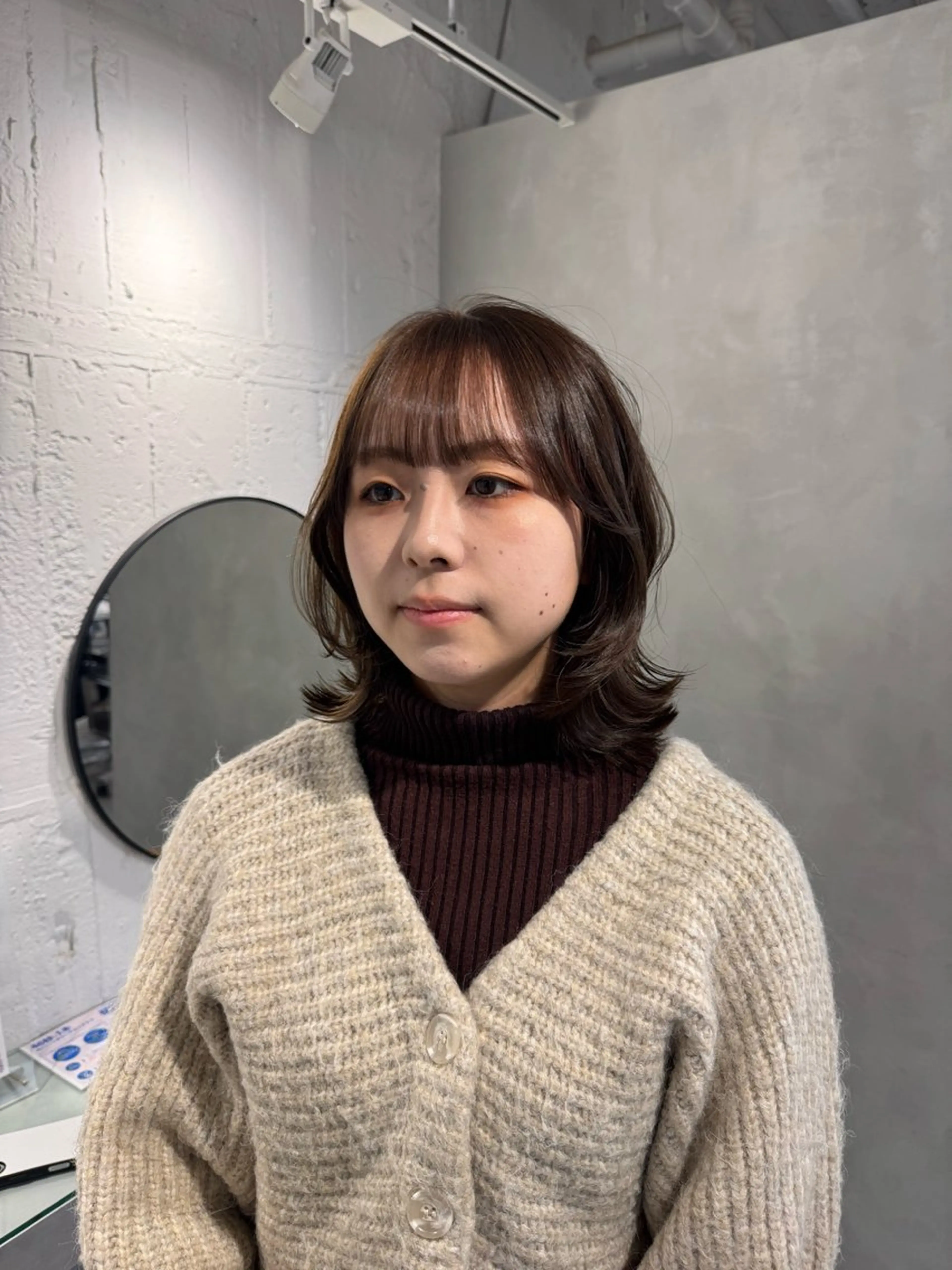 セミロング カット ヘアセット 顔周りcut・ご相談 ＝新宿しずく🇰🇷のヘアスタイル