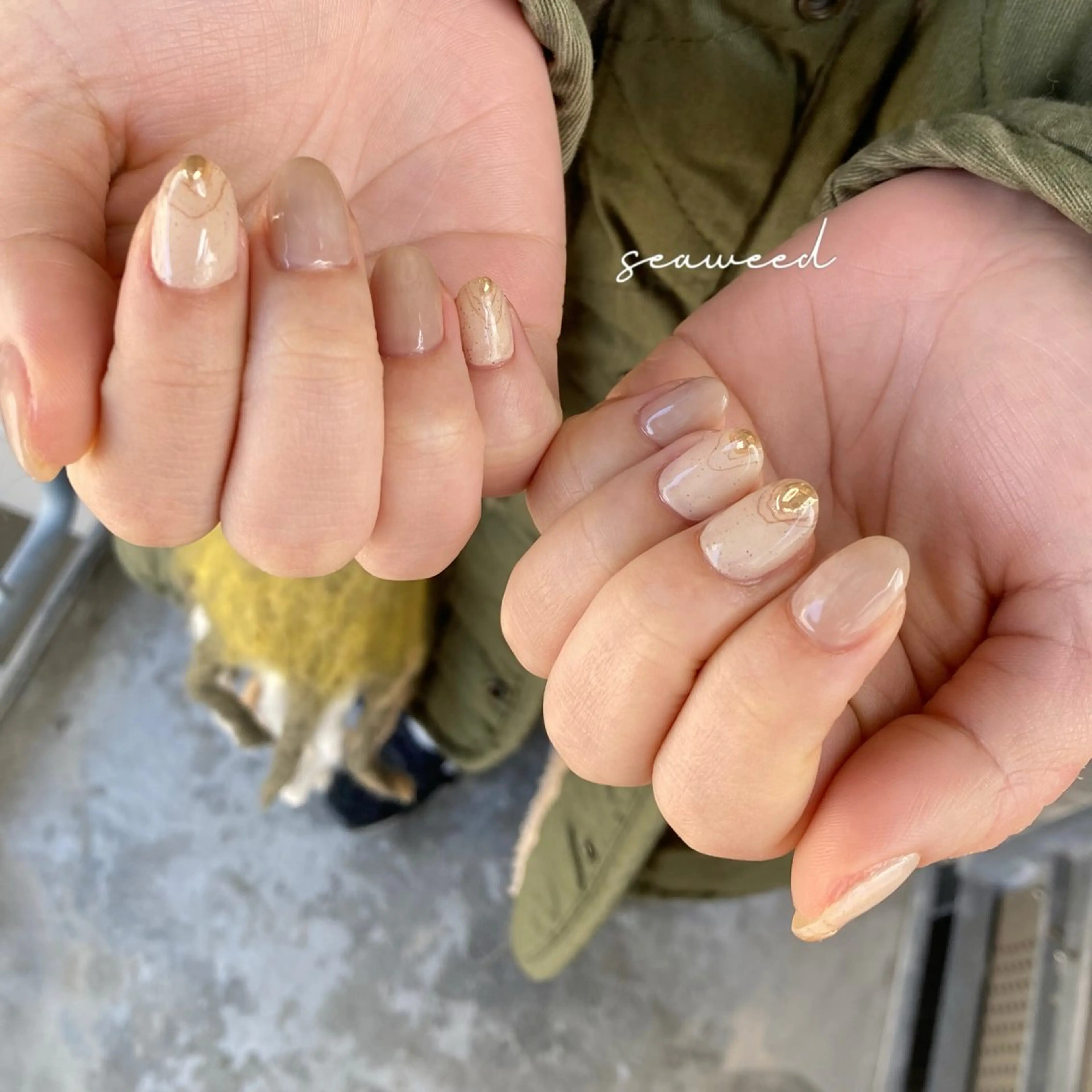 ネイル ハンドネイル seaweed nailのネイルデザイン
