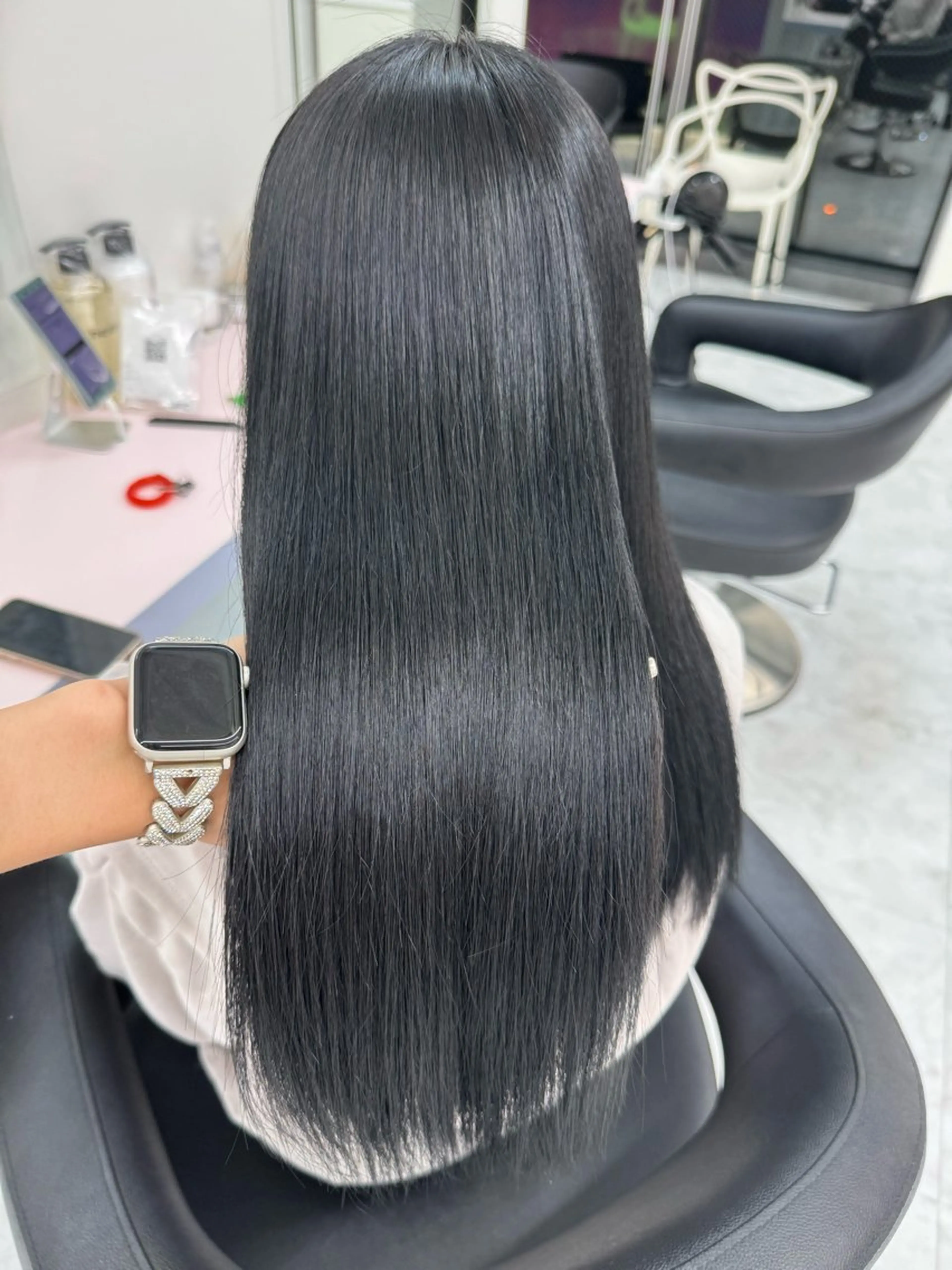 ロング カラー 髪質改善 縮毛矯正 トリートメント カット ヘアカラー 縮毛矯正 ヘッドスパ ヘアセット ♡ブリーチカラー♡ Mirioのヘアスタイル