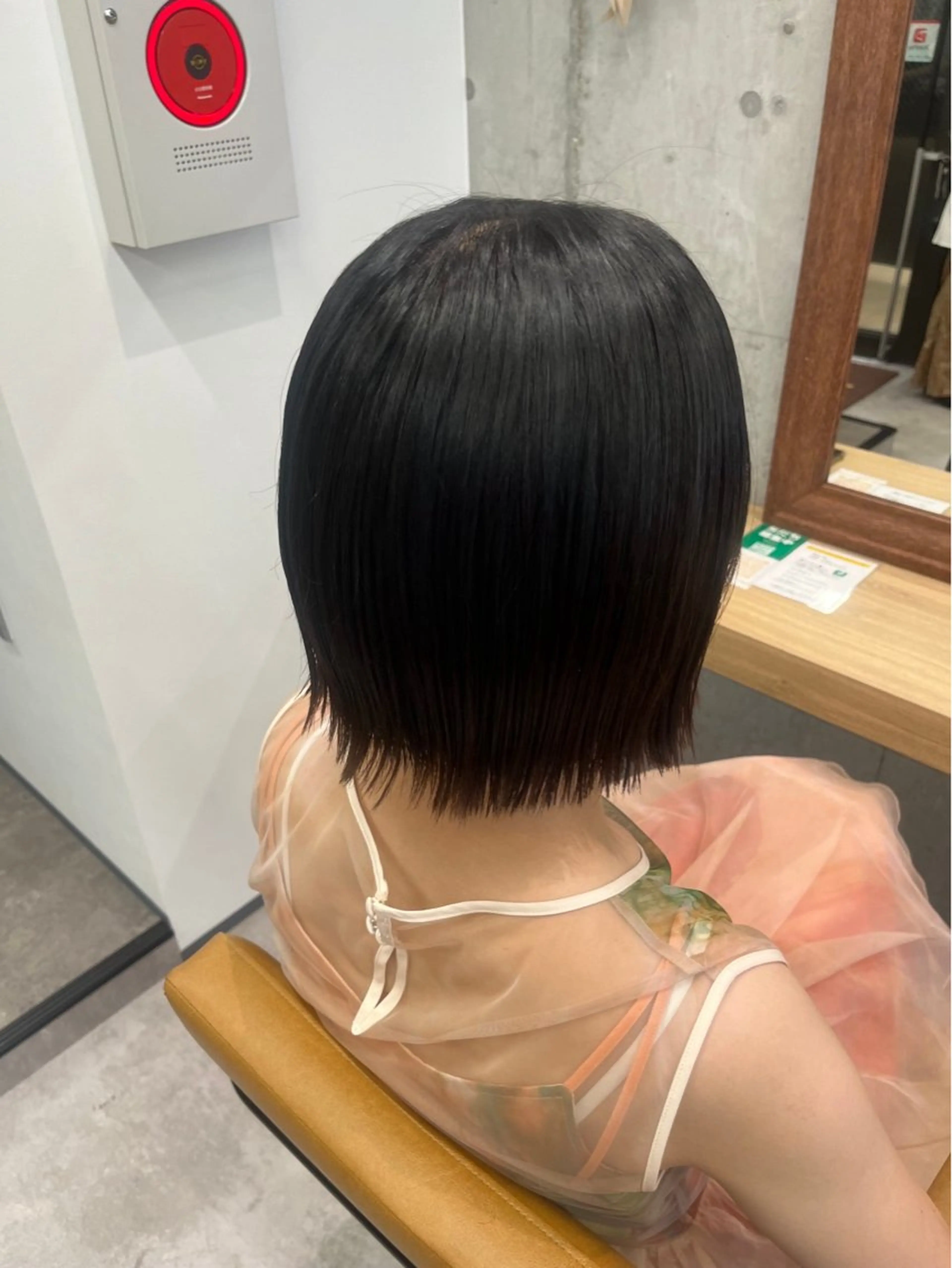 ショート 切りっぱなしボブ ボブ 外ハネヘア mai/天神美容室 【レディース大募集】のヘアスタイル