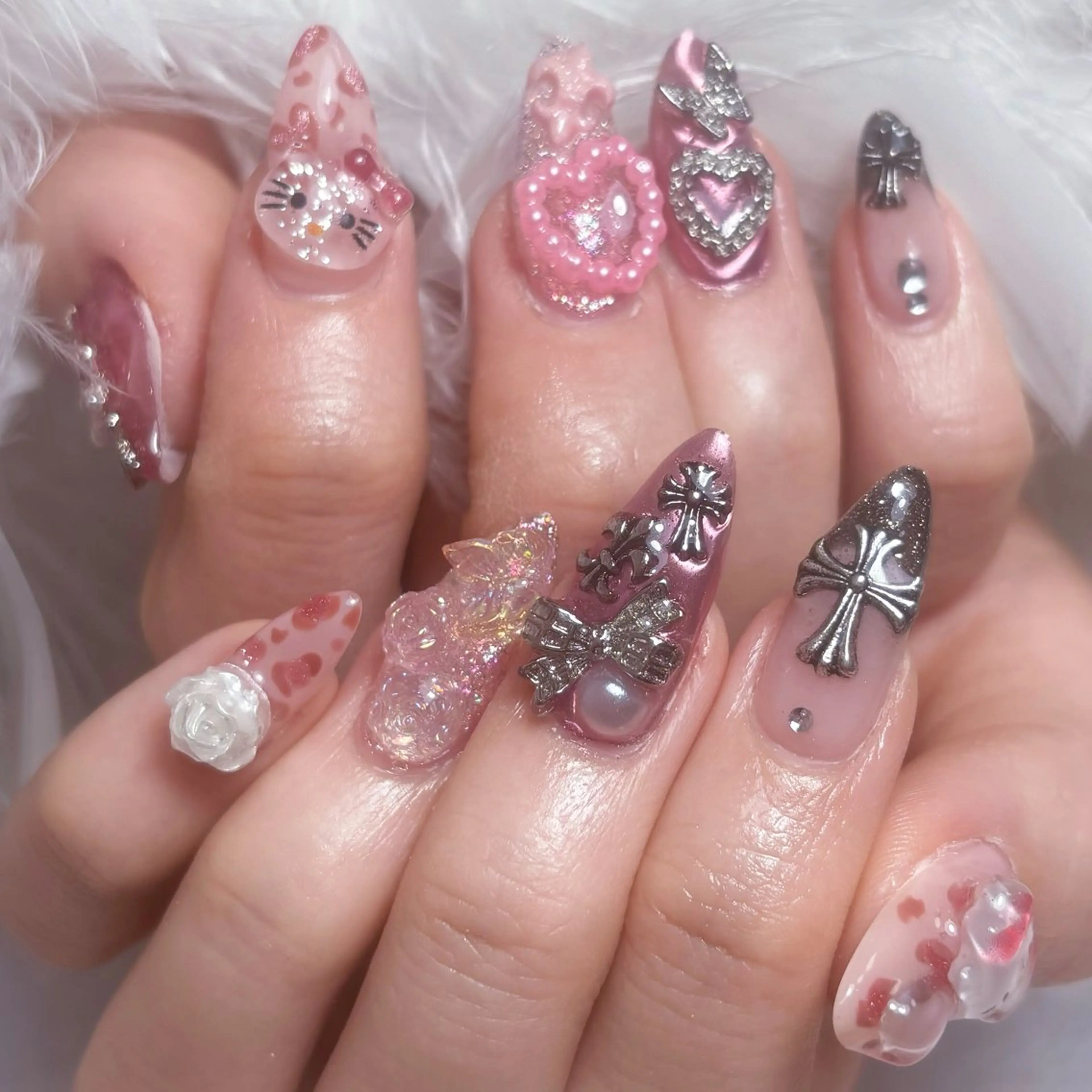 ネイル ハンドネイル ハンドケア Hana 🎗のネイルデザイン