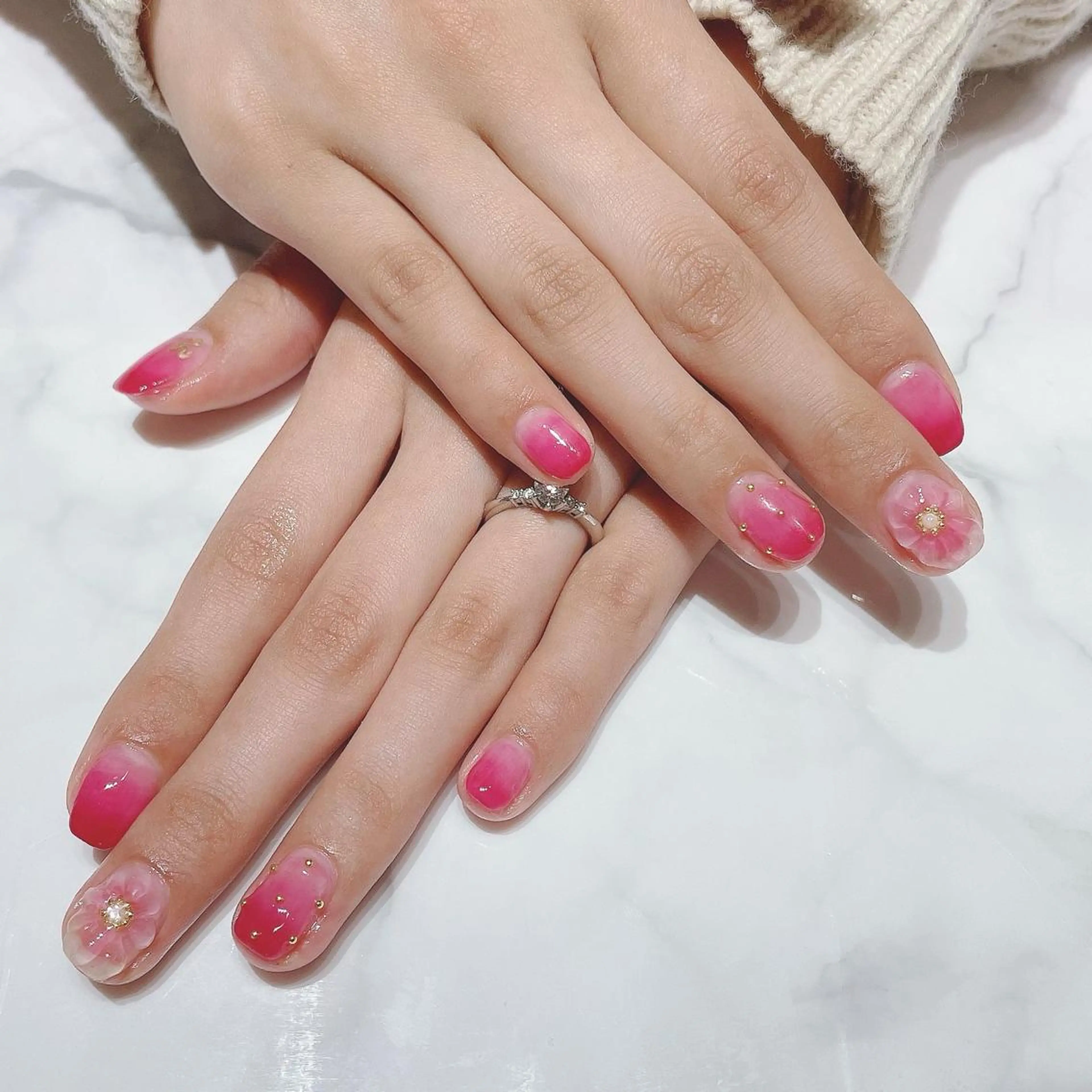 ネイル 持ち込み ネイルサロン Belleのネイルデザイン