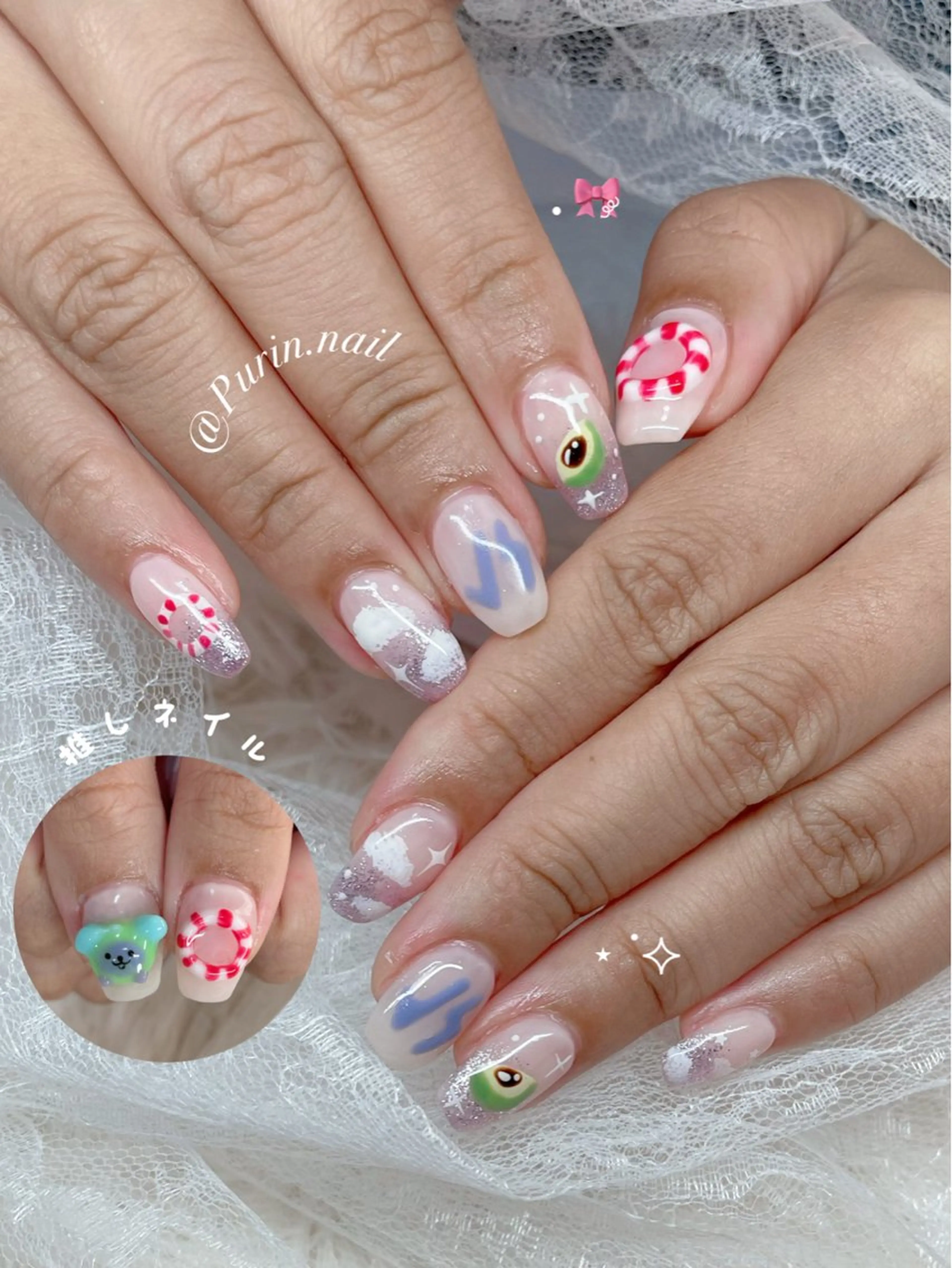 ネイル ハンドネイル Nails by Purin🍮のネイルデザイン