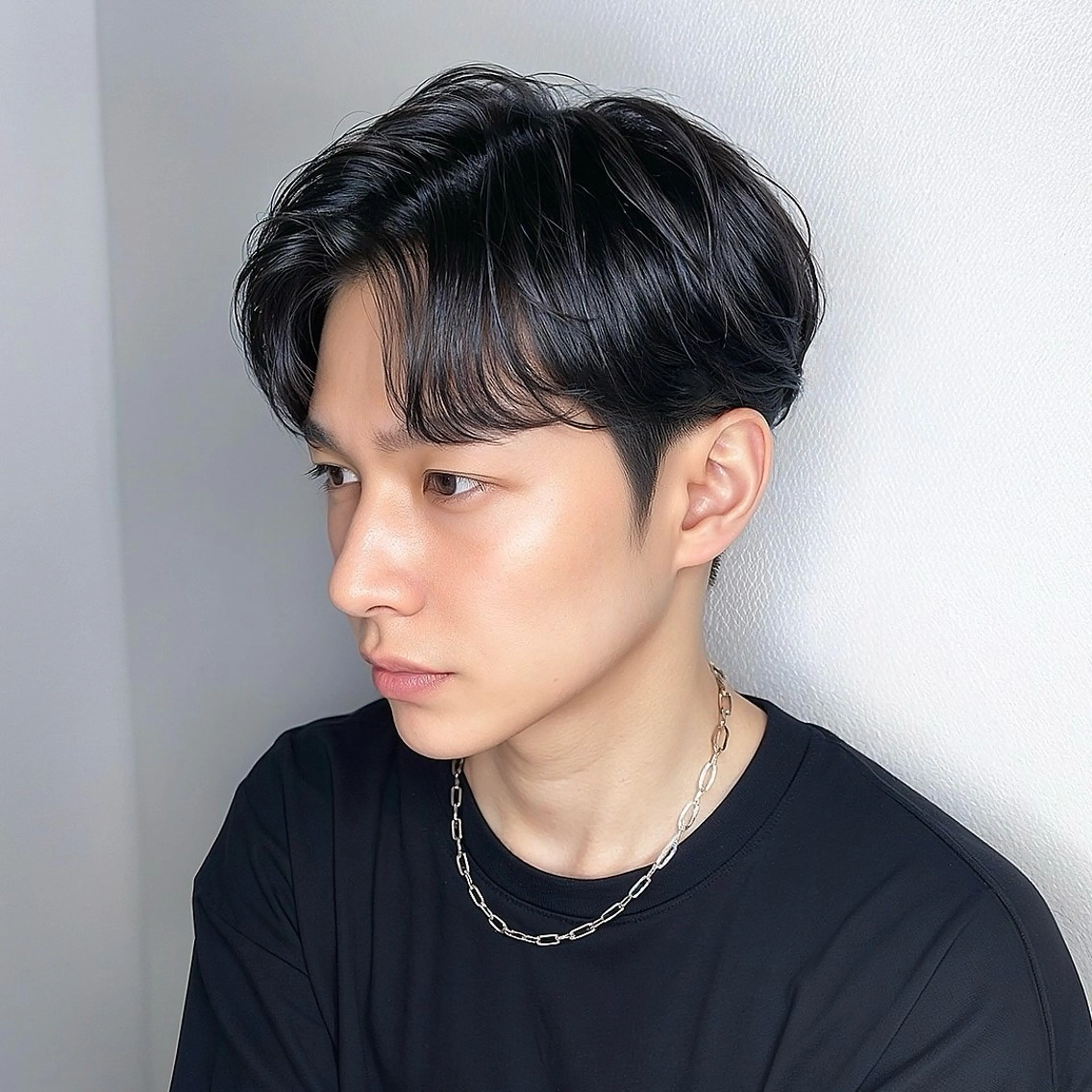 メンズ カット ボブ/韓国ボブ/ブリ ーチ/鈴木康平のヘアスタイル