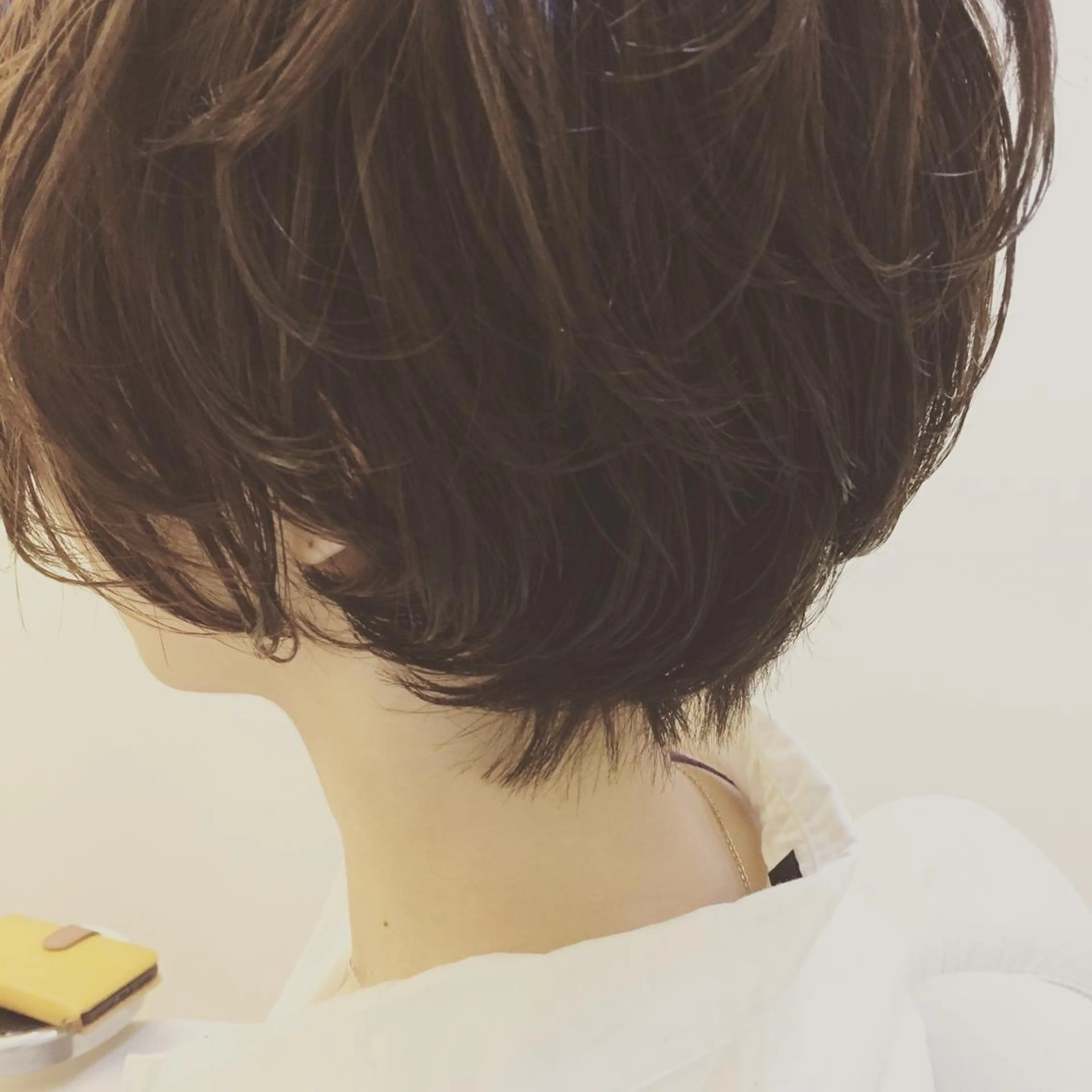 ショート パーマ 髪質改善春間 慶康のヘアスタイル