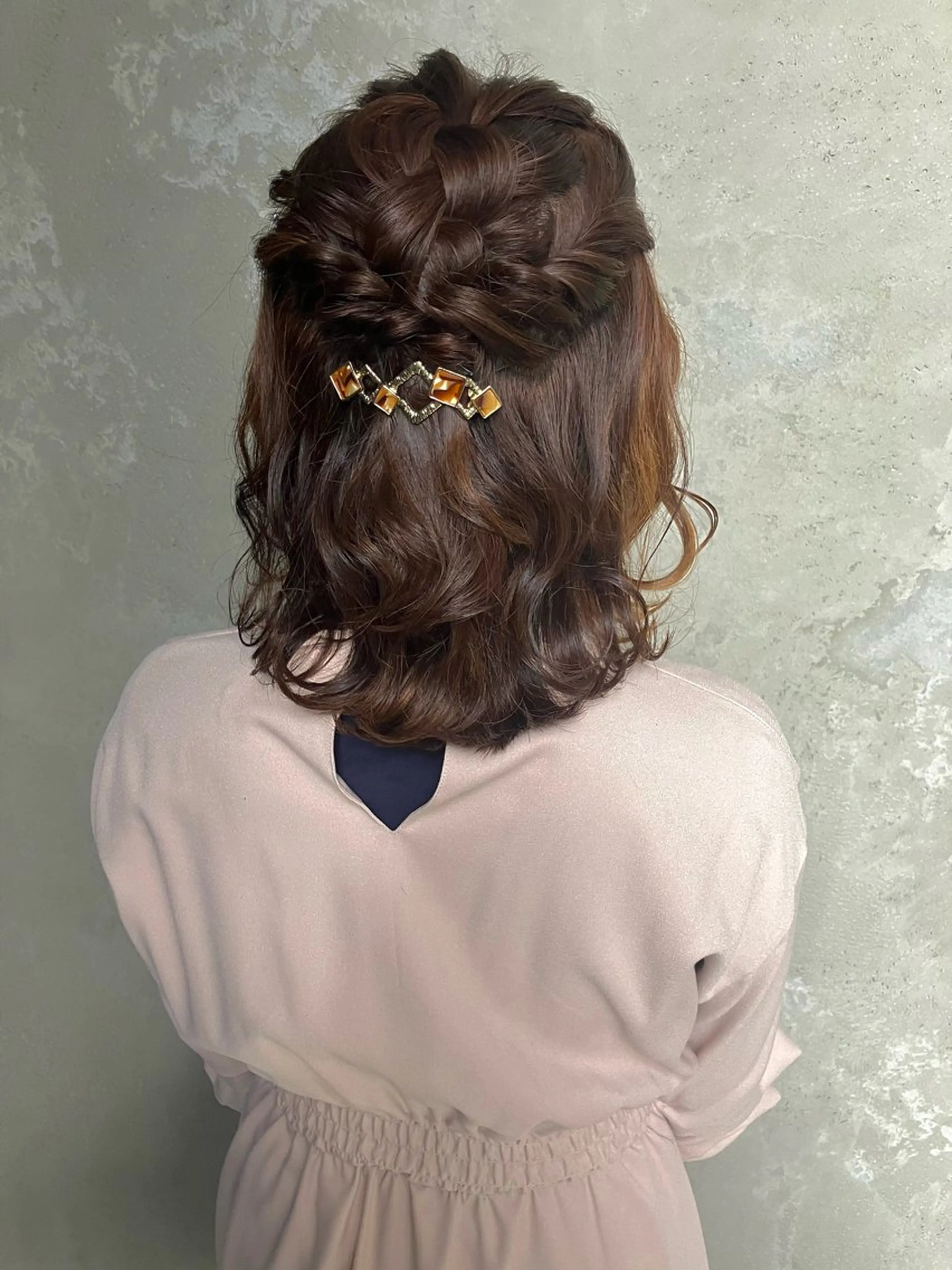 セミロング カラー パーマ ヘアアレンジ メンズ キッズ ハーフアップ 子どものヘアアレンジ メンズバレイヤージュ メンズブリーチ メンズハイライト ヘアセット grand story/colulu渋谷2号店所属・【店長】miura 🤍coluluのヘアスタイル