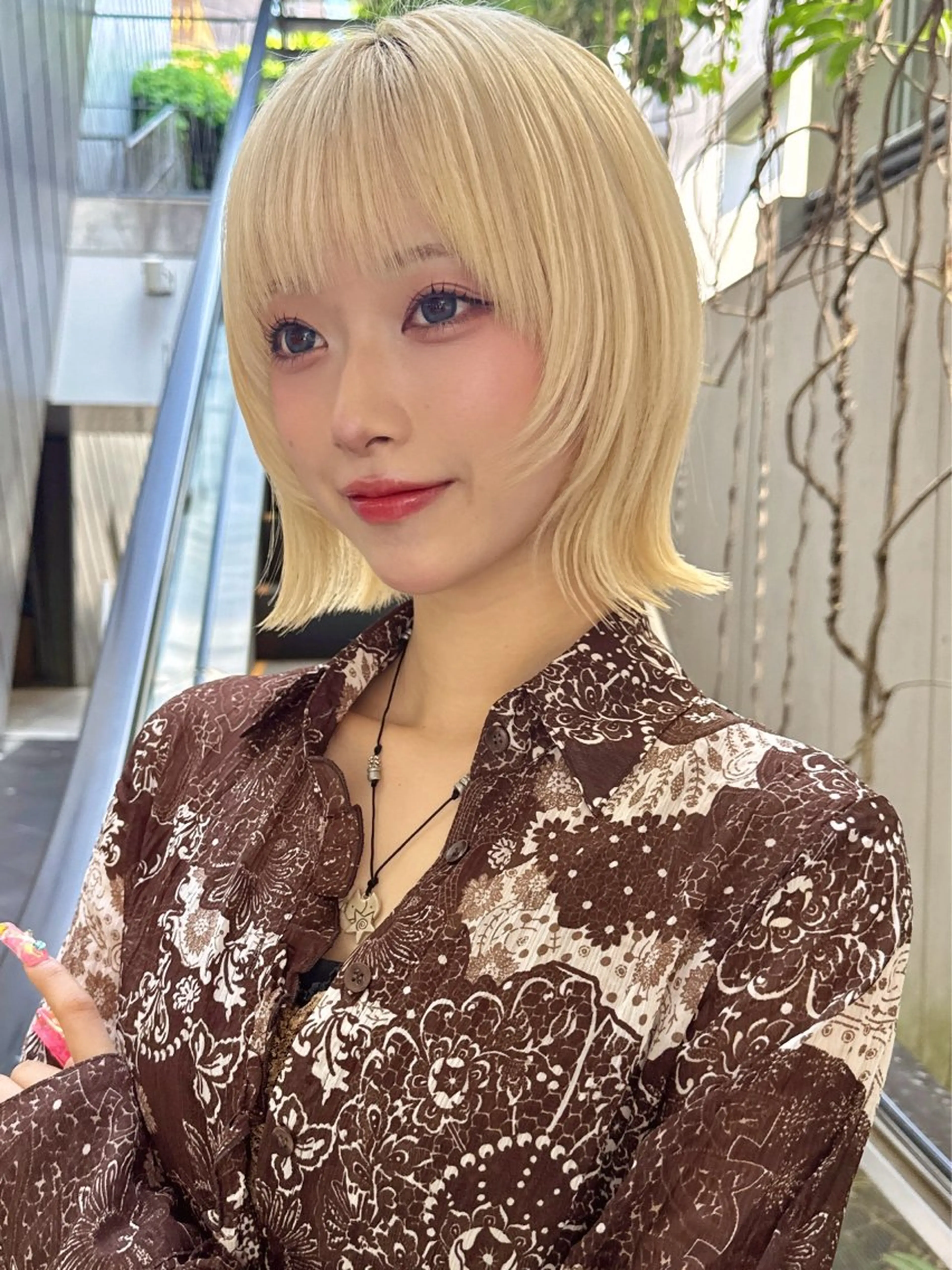 ショート カラー ベージュカラー ブリーチ ブロンド ケアブリーチ 透明感カラー 原宿/艶仕上げ 🫧TAISEIのヘアスタイル