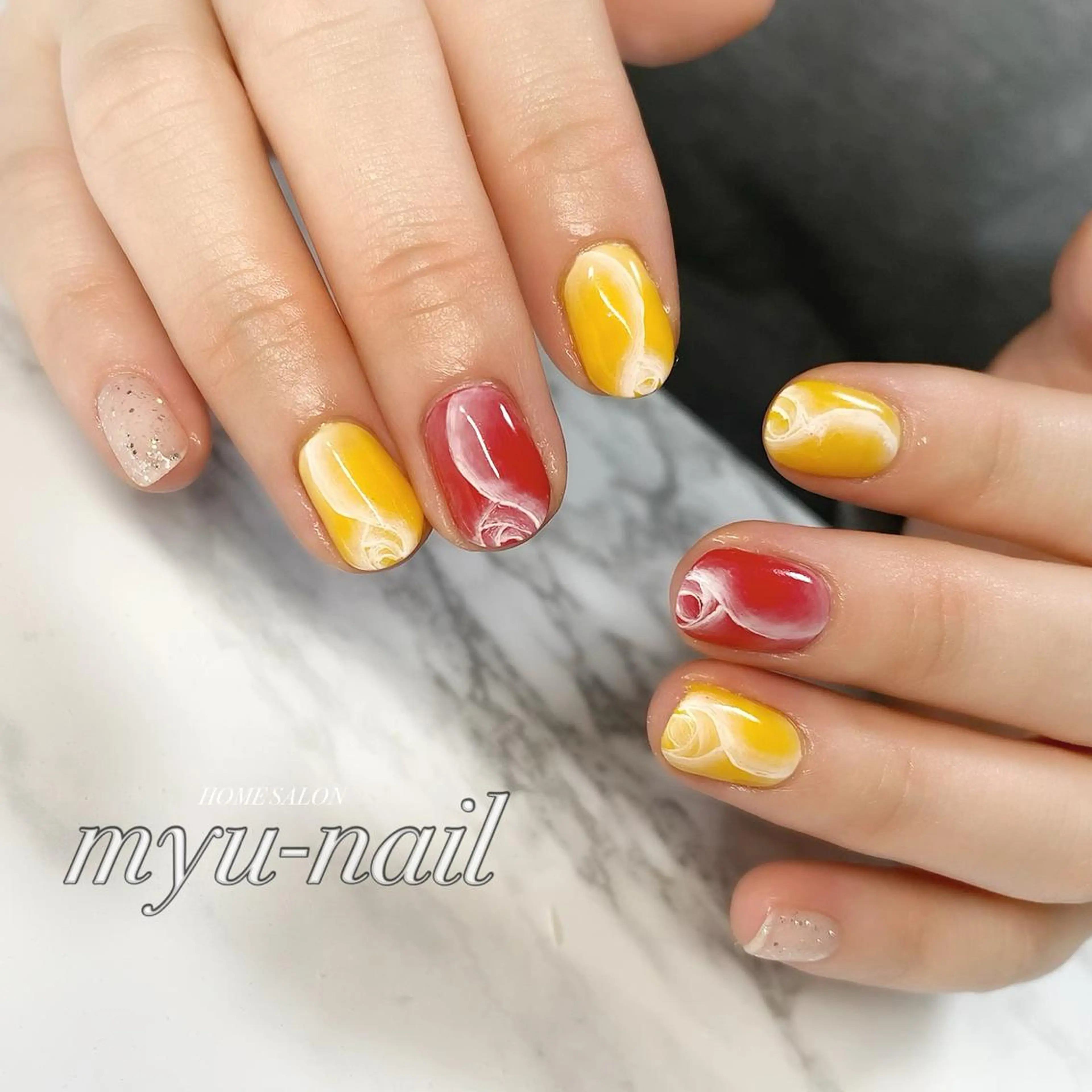 ネイル ホームサロン myu-nailのネイルデザイン