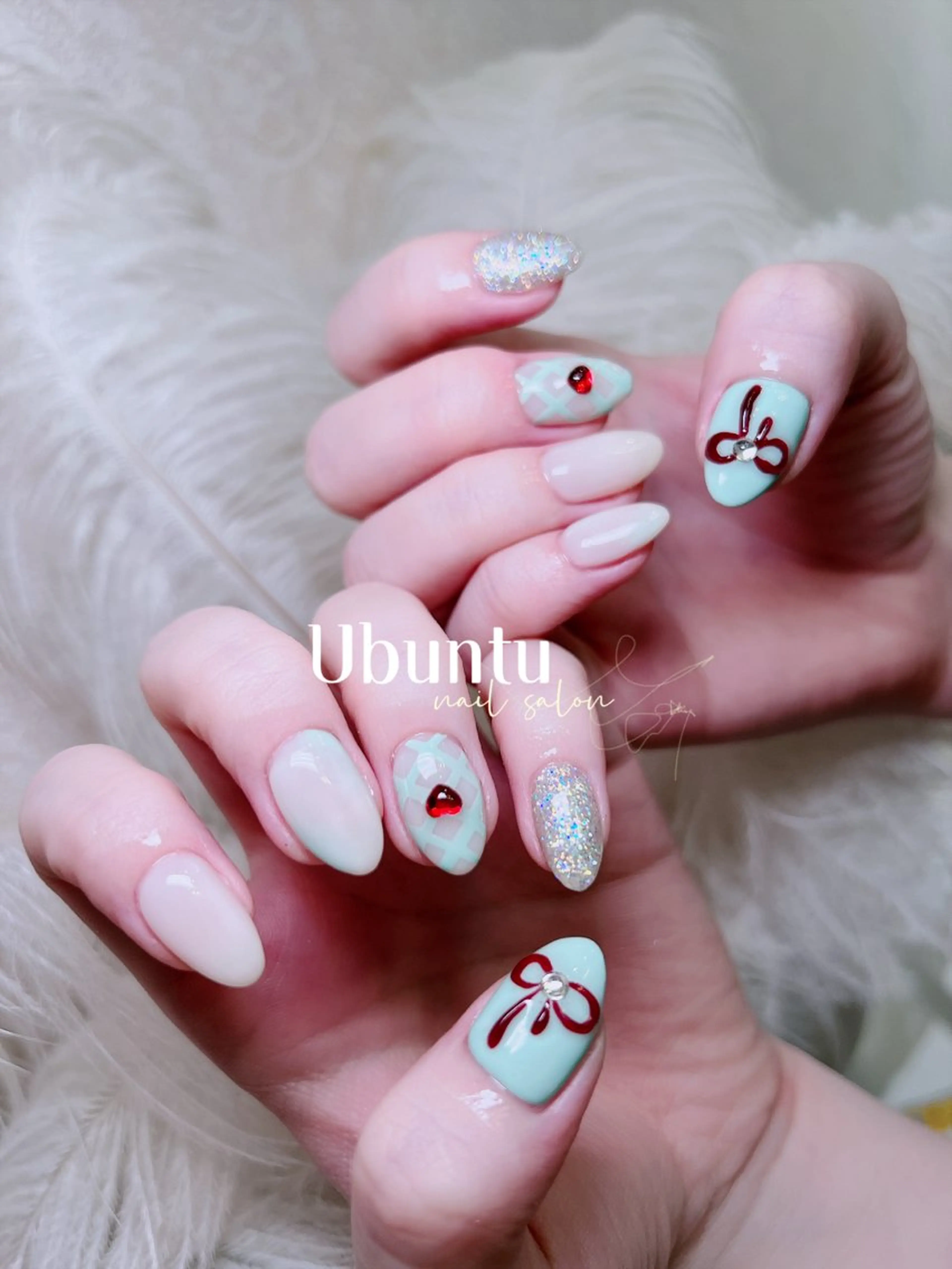ネイル ハンドネイル Ubuntu🎀 ネイルサロン✨のネイルデザイン