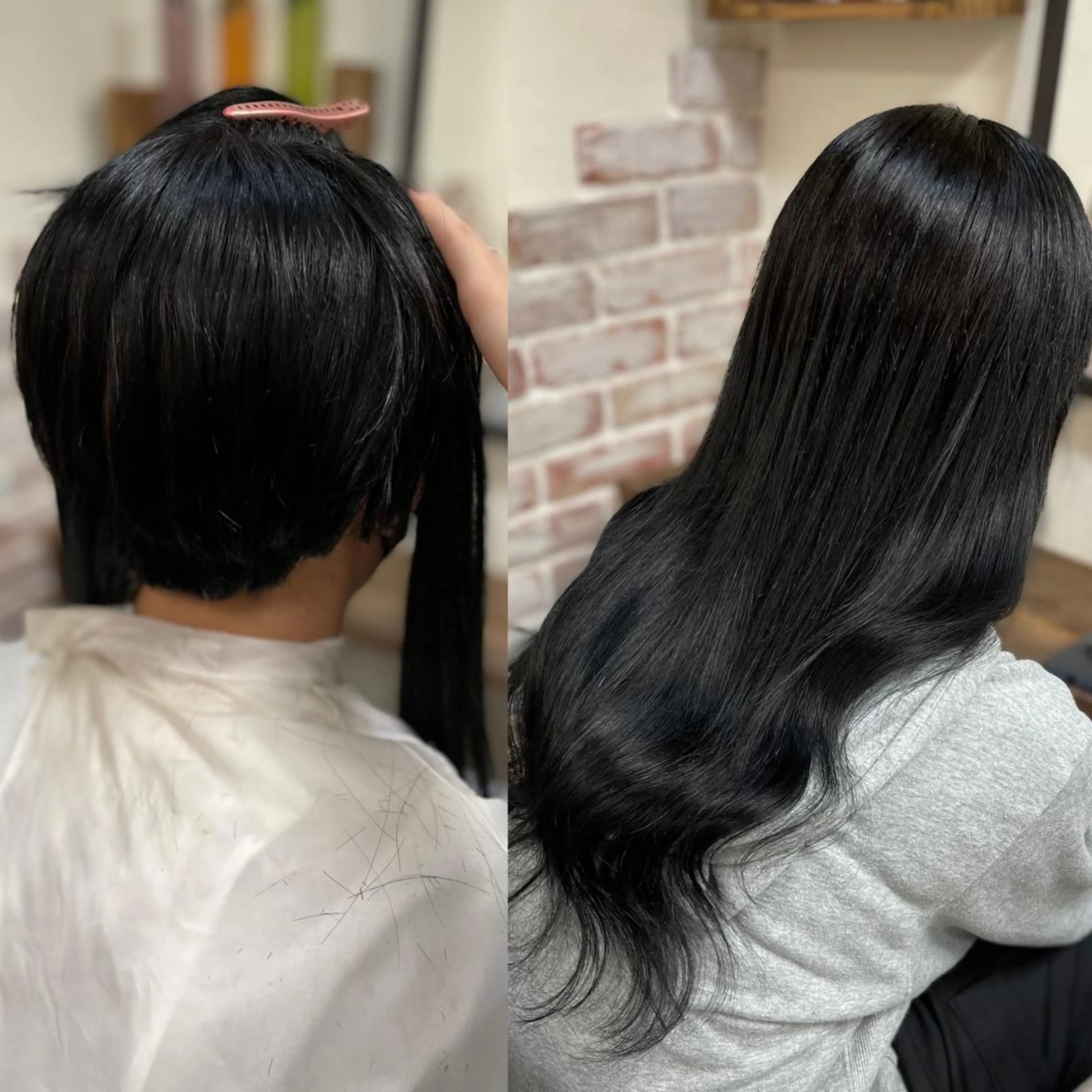 カラー ロング Remmy 新宿/プルエクステのヘアスタイル
