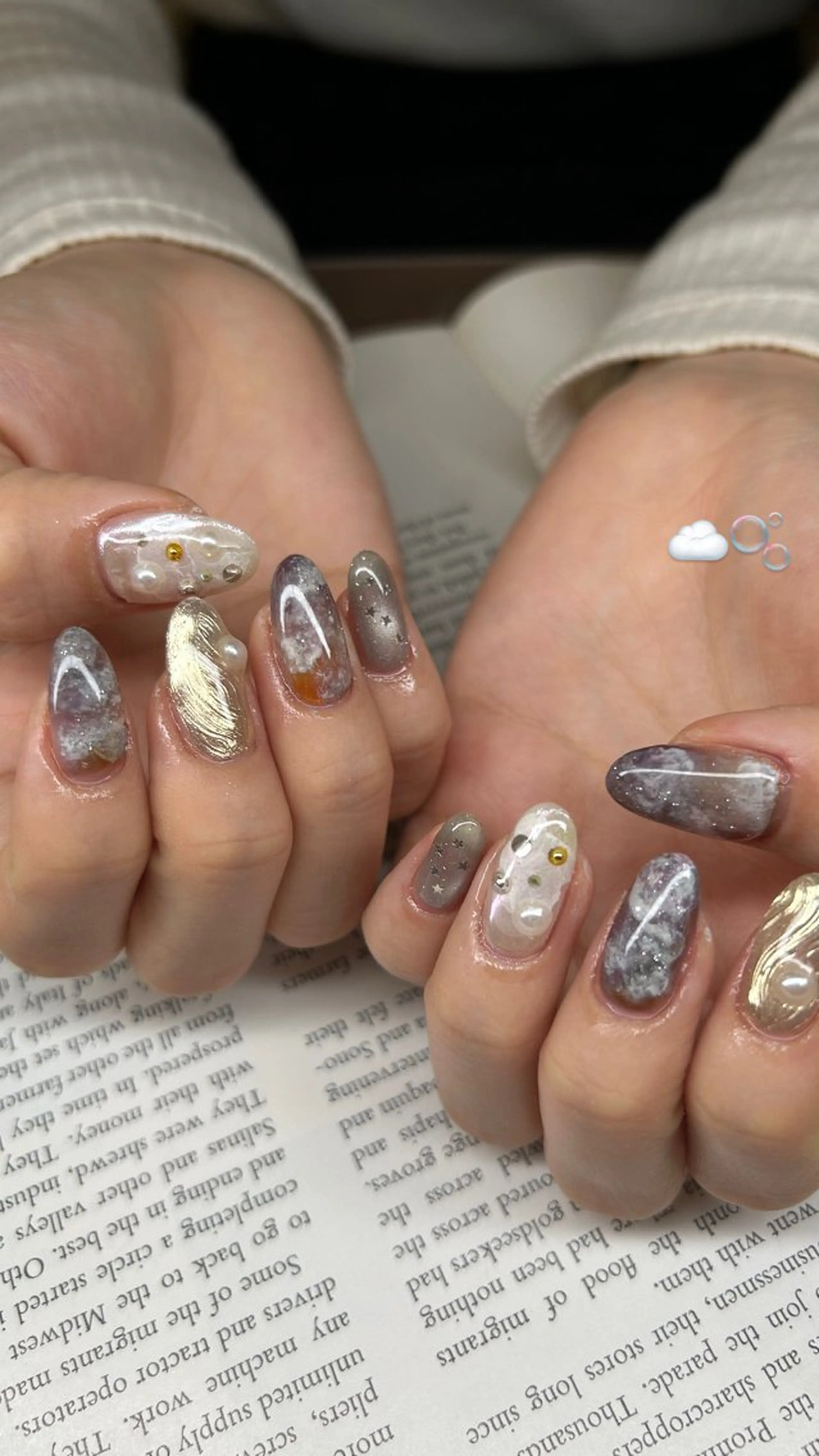 ネイル ハンドネイル era所属・かわた まいのネイルデザイン