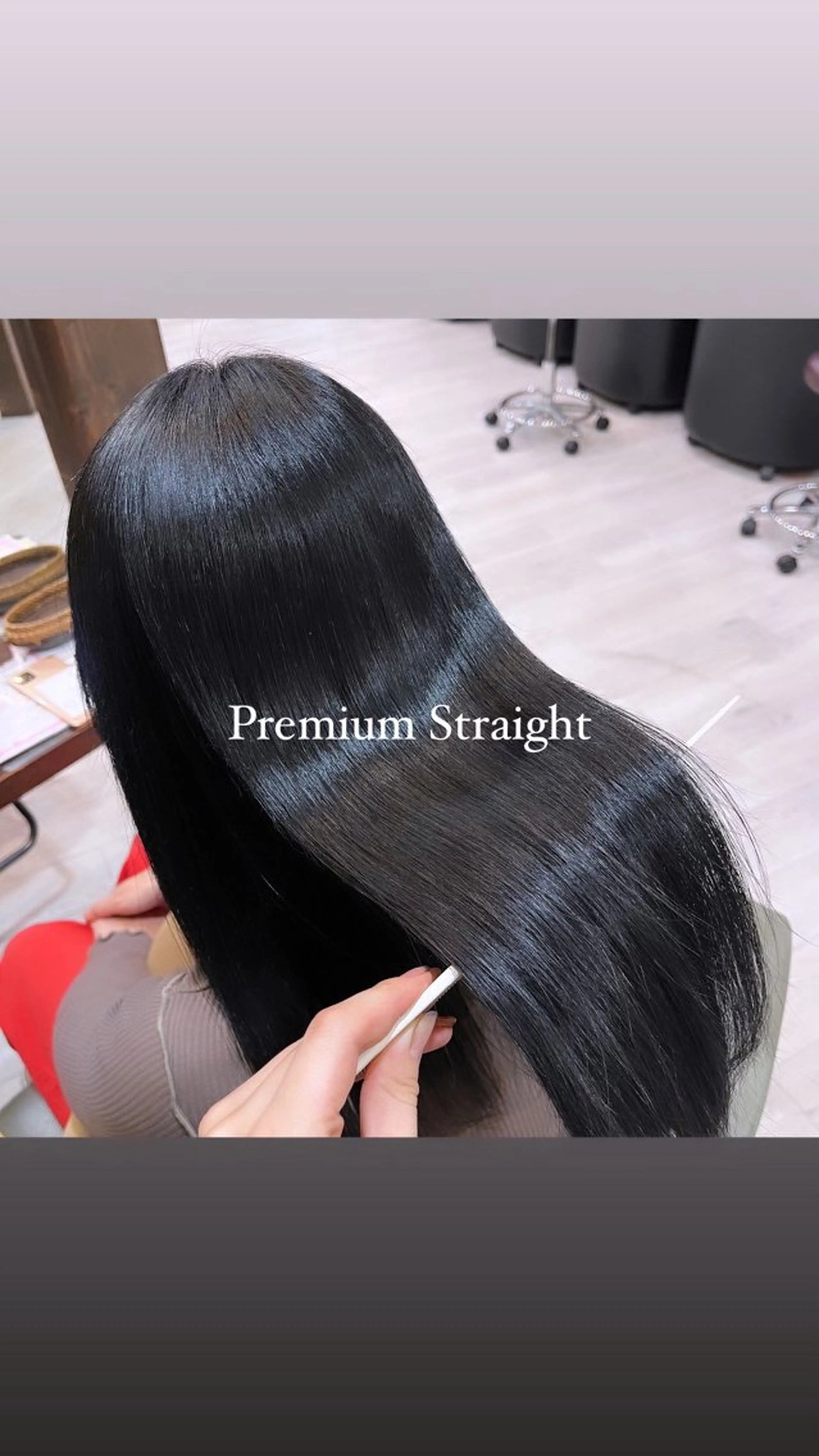 セミロング カット 縮毛矯正 トリートメント 西 沙菜/トレンド カラー/透明感カラーのヘアスタイル