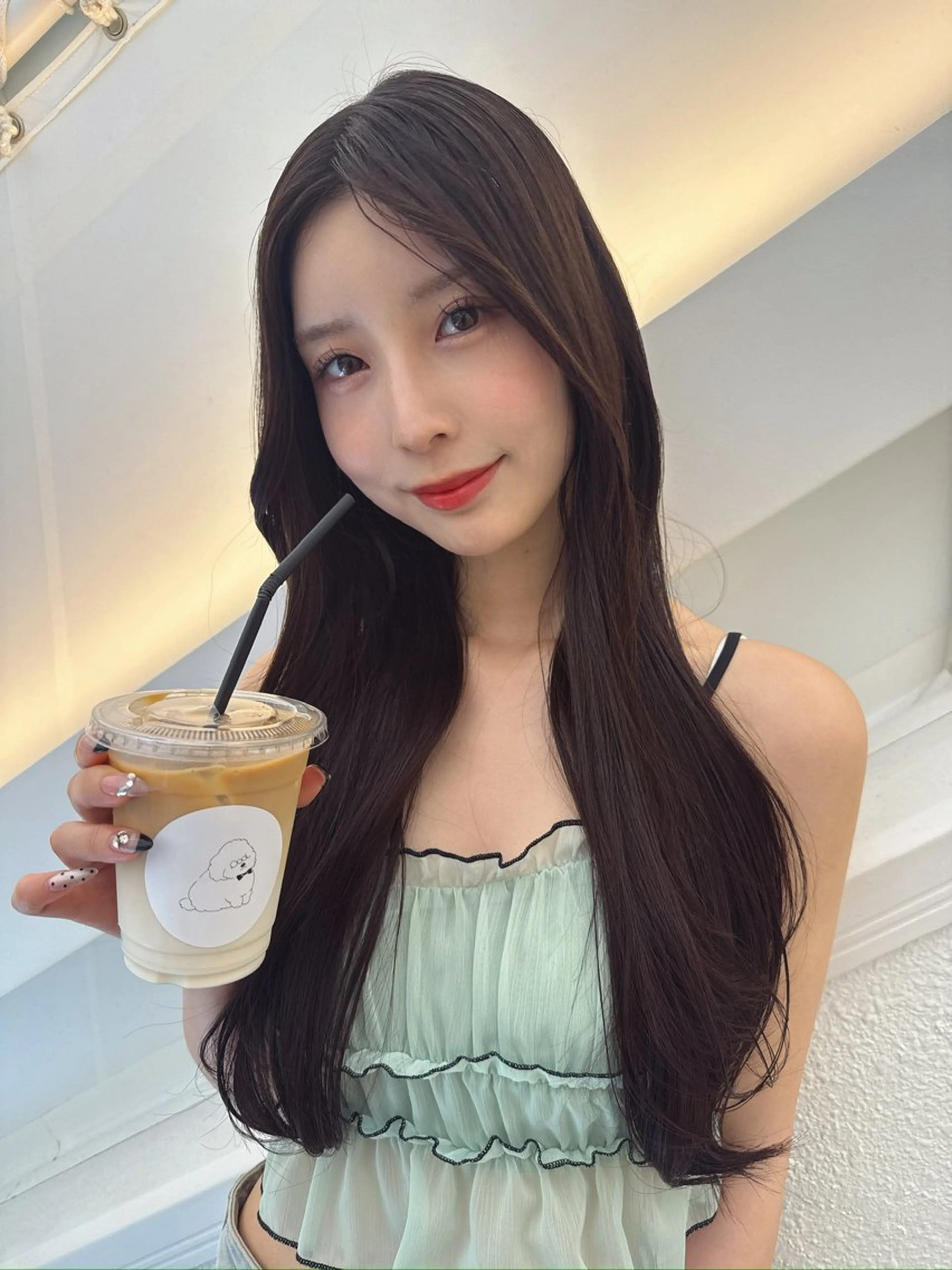 ロング カラー ブリーチ ブラウンカラー 透明感カラー モカブラウン ブリーチなしカラー カット ヘアカラー トリートメント 🫧透明感カラー特化 🫧TAISEIのヘアスタイル