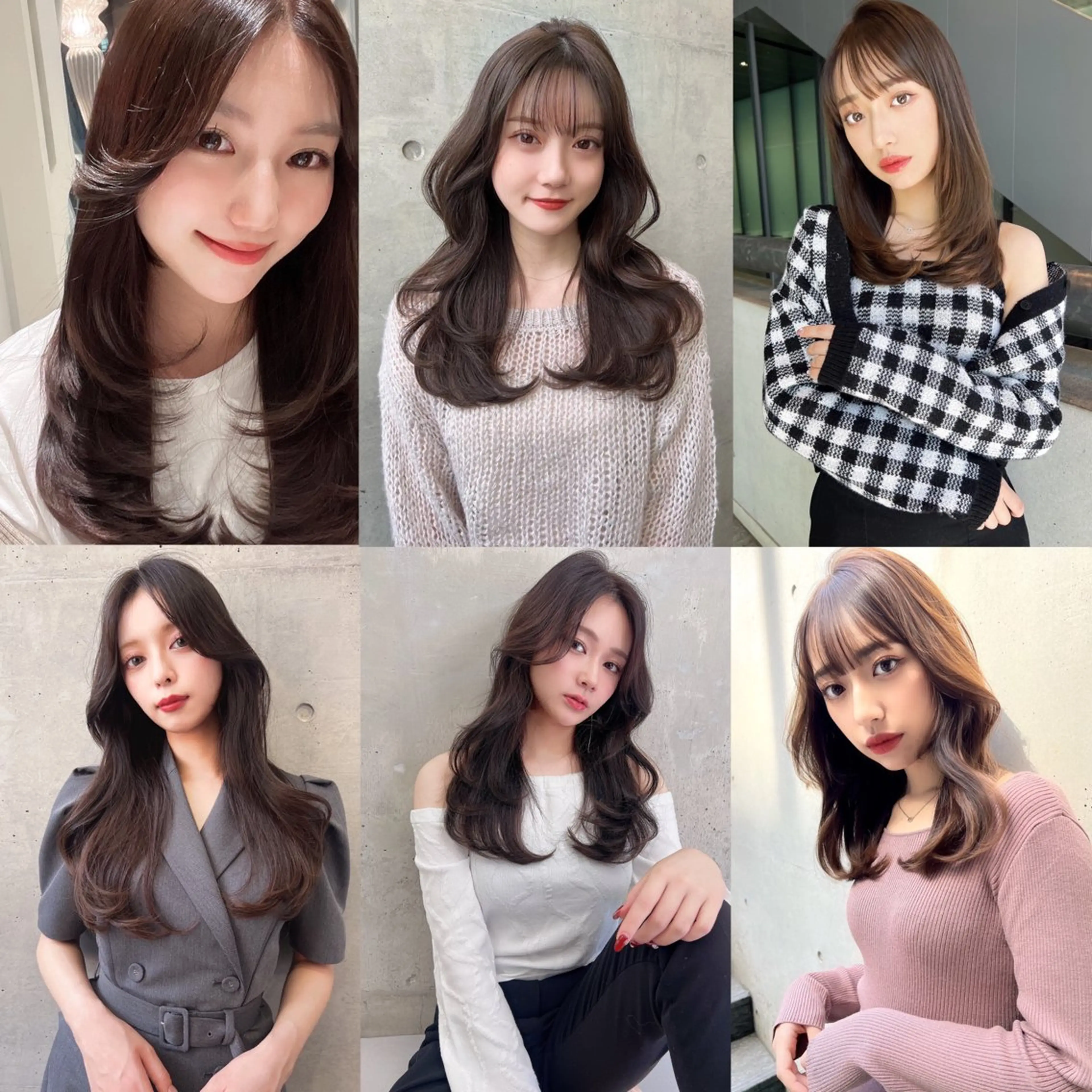 ロング 韓国風ヘア レイヤーカット カット ヘアカラー トリートメント 韓国ヘア特化型美容師 カワノマイ🇰🇷のヘアスタイル