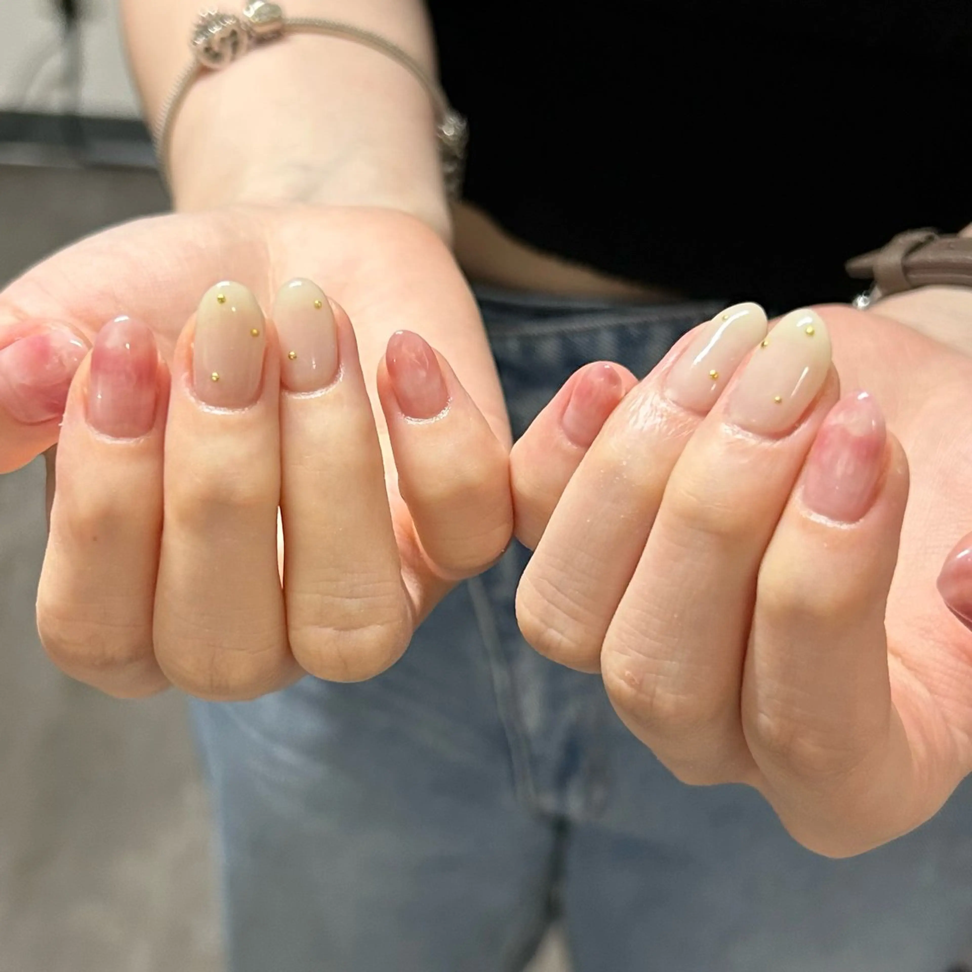 ネイル ハンドネイル ニュアンス _misakiのネイルデザイン