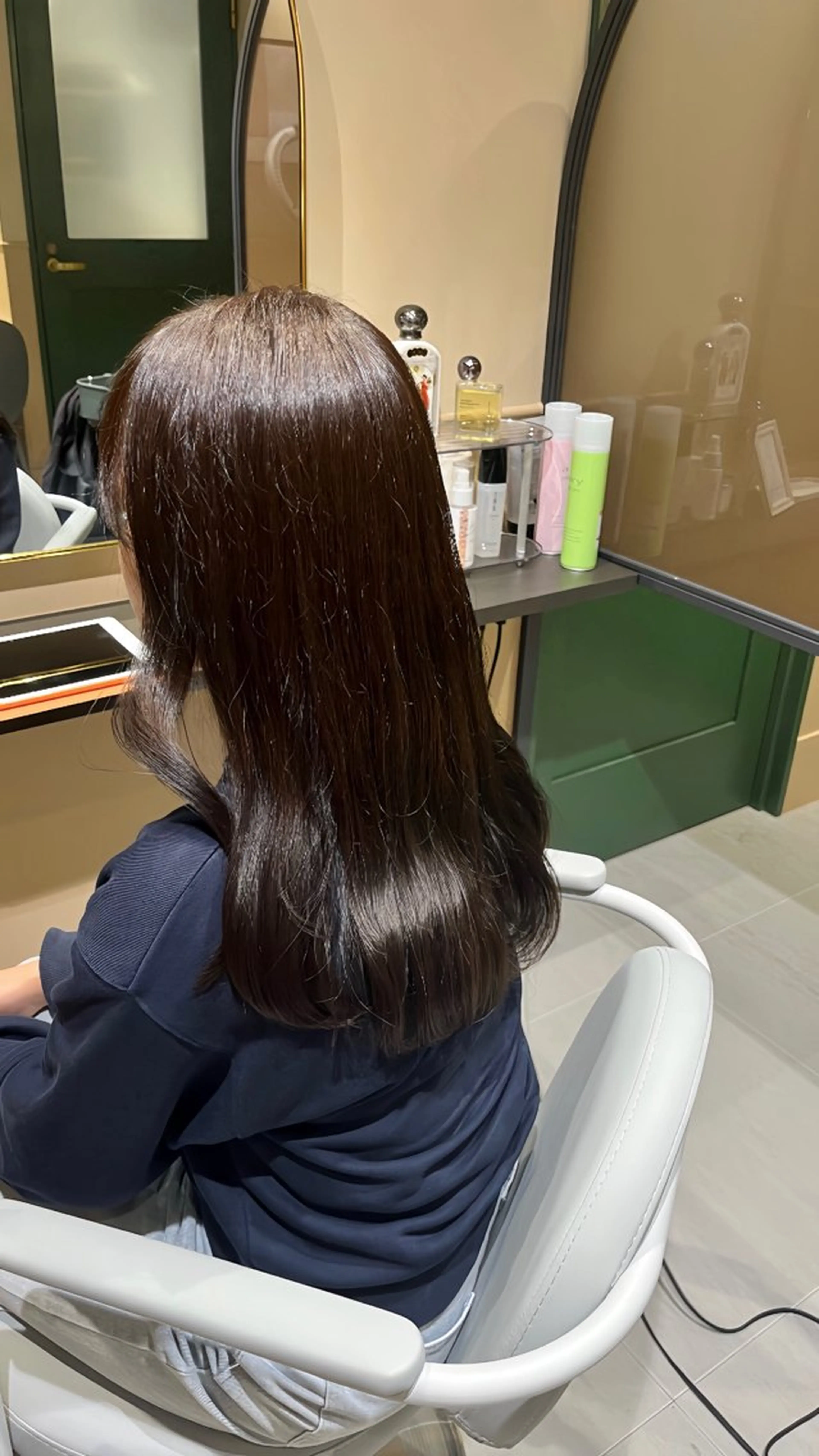 ロング カラー グレージュ トリートメント ヘッドスパ 🫧tomoka 透明感カラー🫧のヘアスタイル