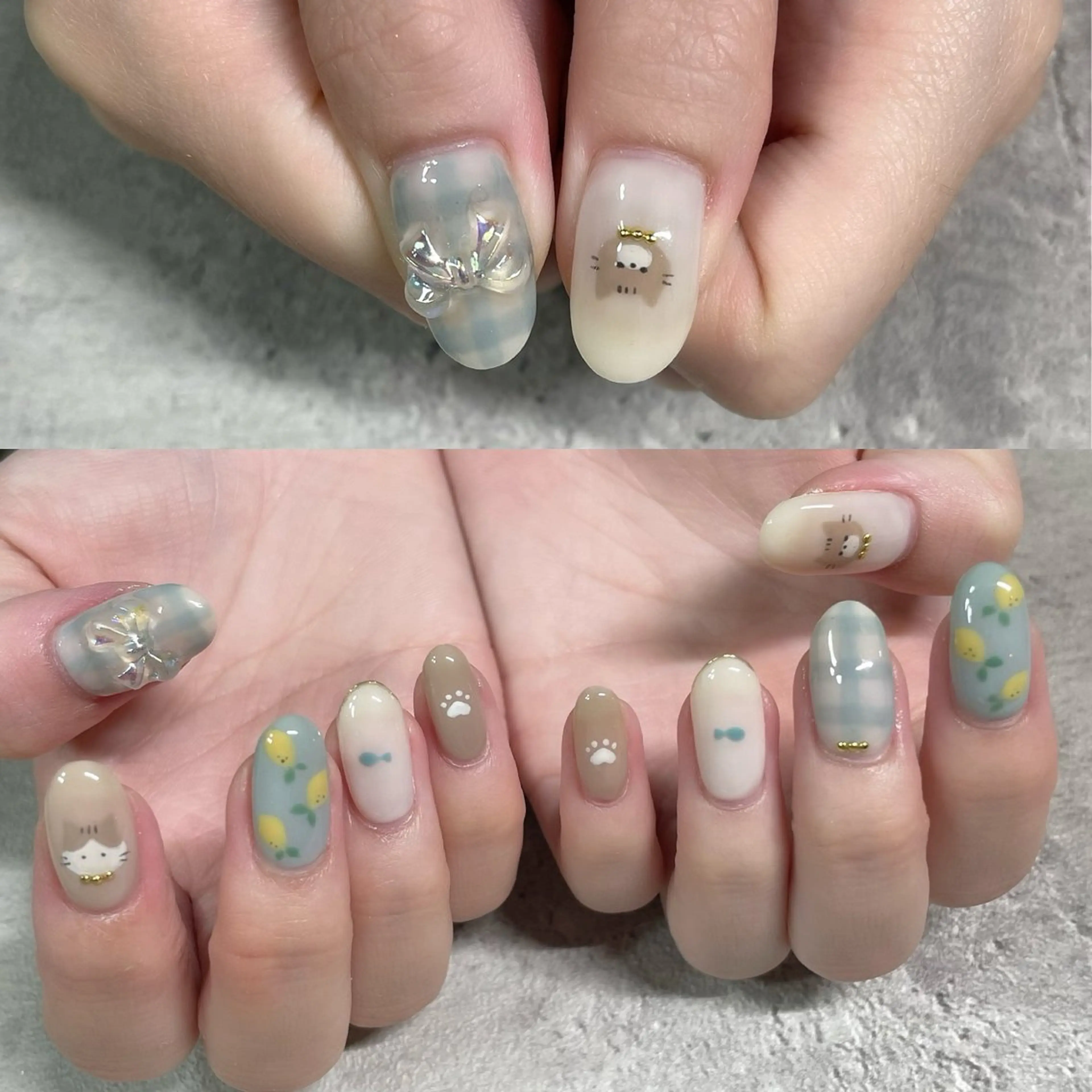 ネイル ジェルネイル 東 千夏のネイルデザイン