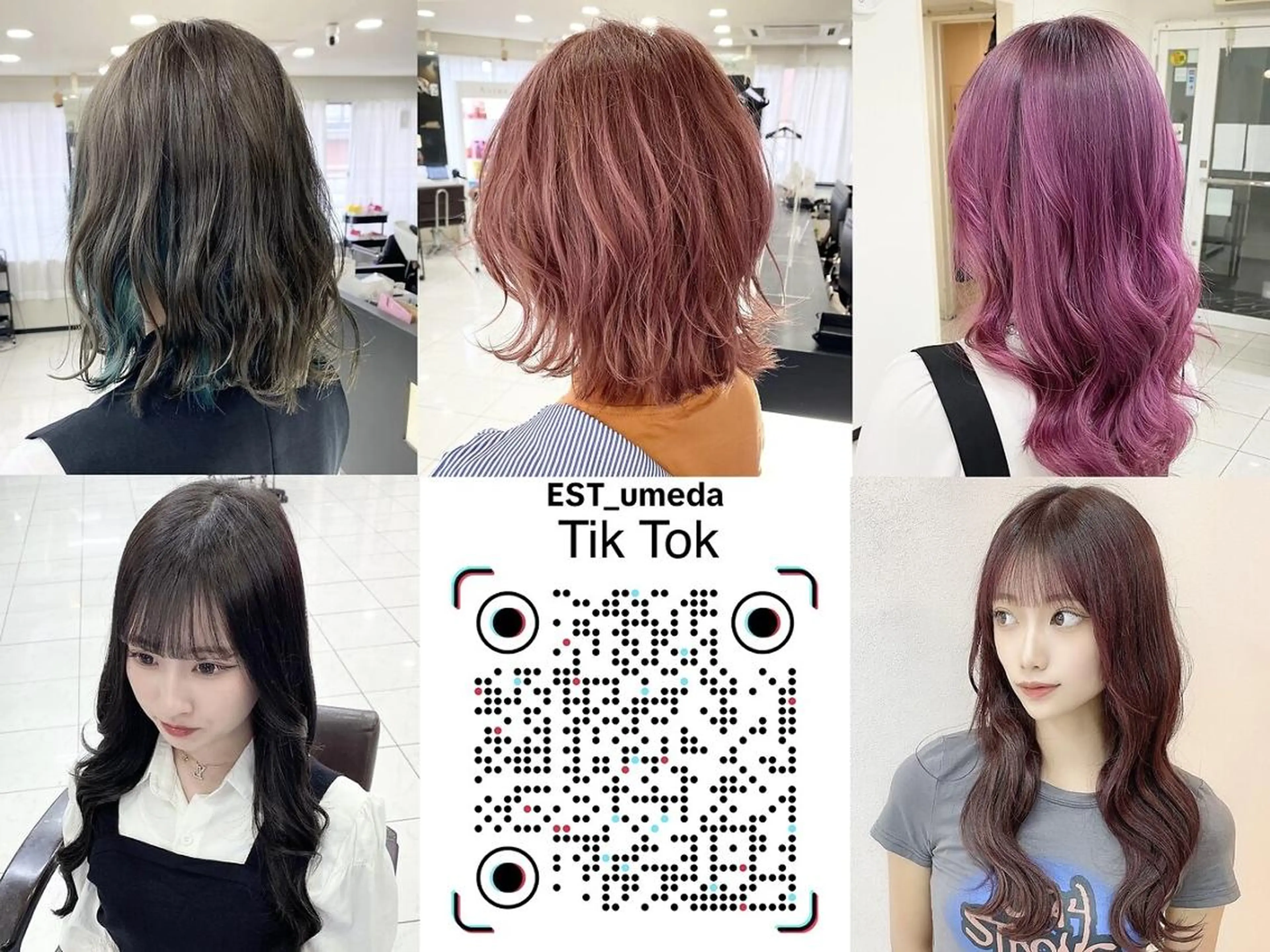 ロング カラー ヘアアレンジ M. KURUMIのヘアスタイル