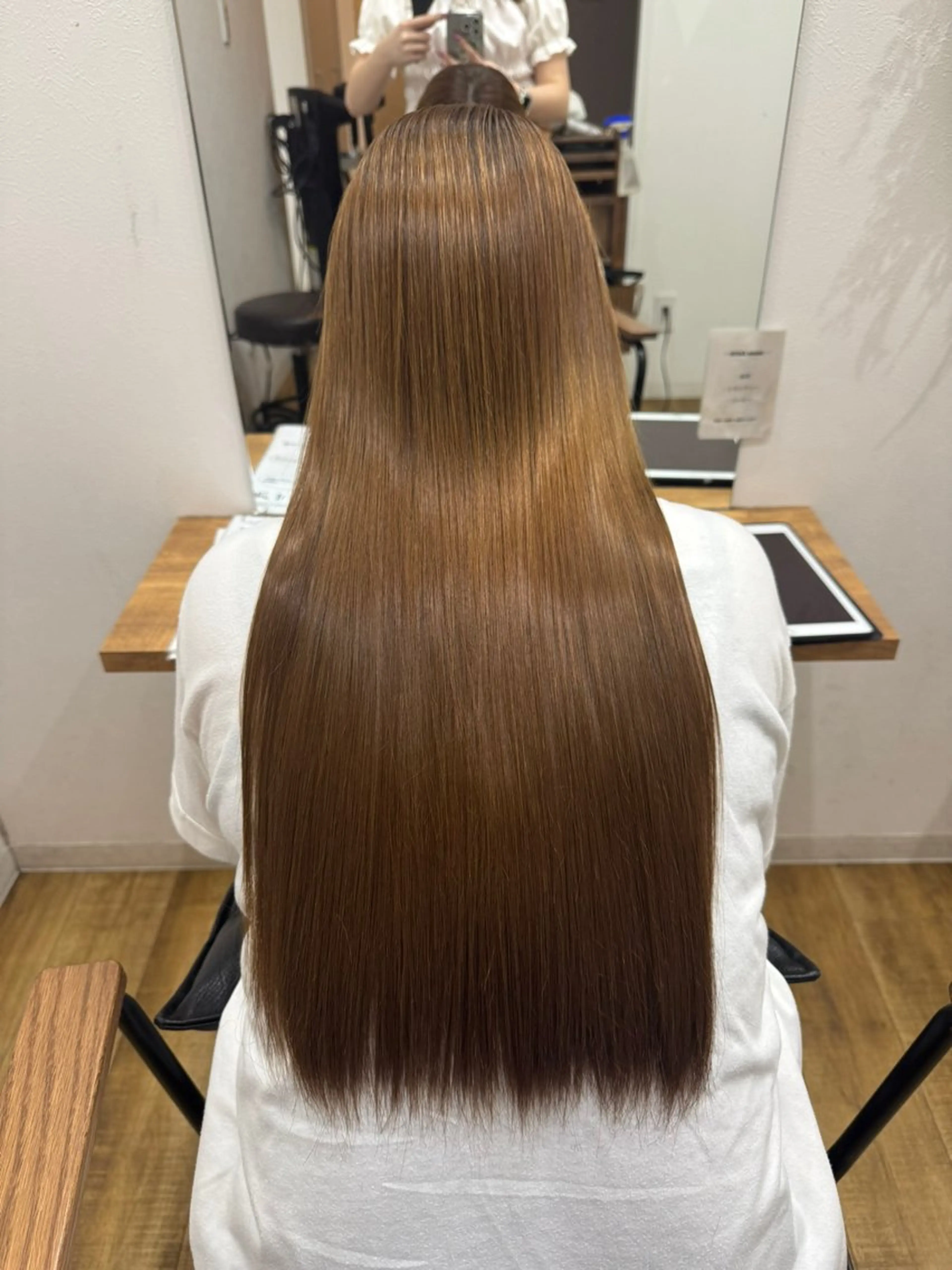 ロング 縮毛矯正 トリートメント 【Link】 kyoka🤖のヘアスタイル