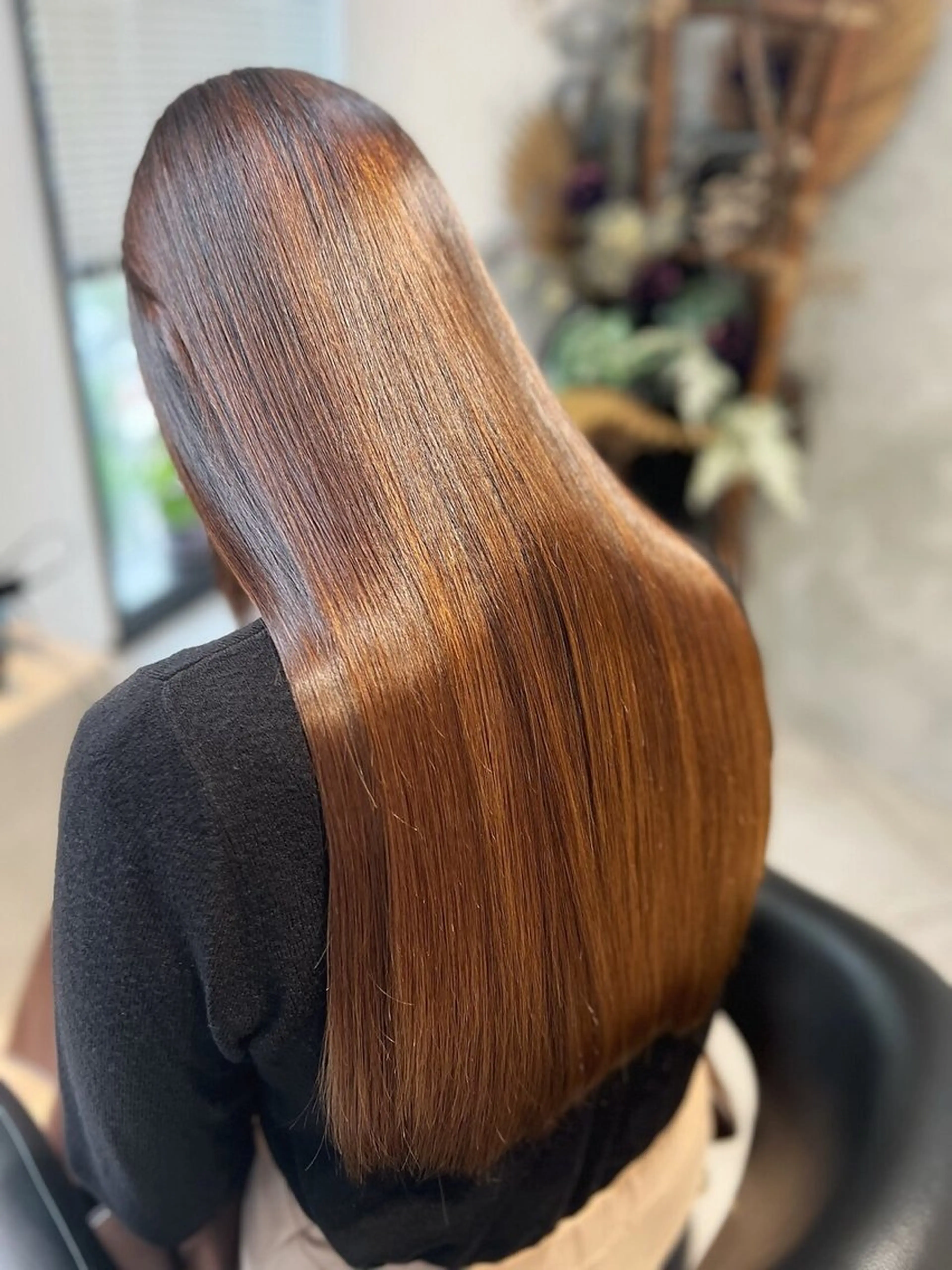 ロング 縮毛矯正 トリートメント 艶髪🫧美髪特化 関口太郎のヘアスタイル