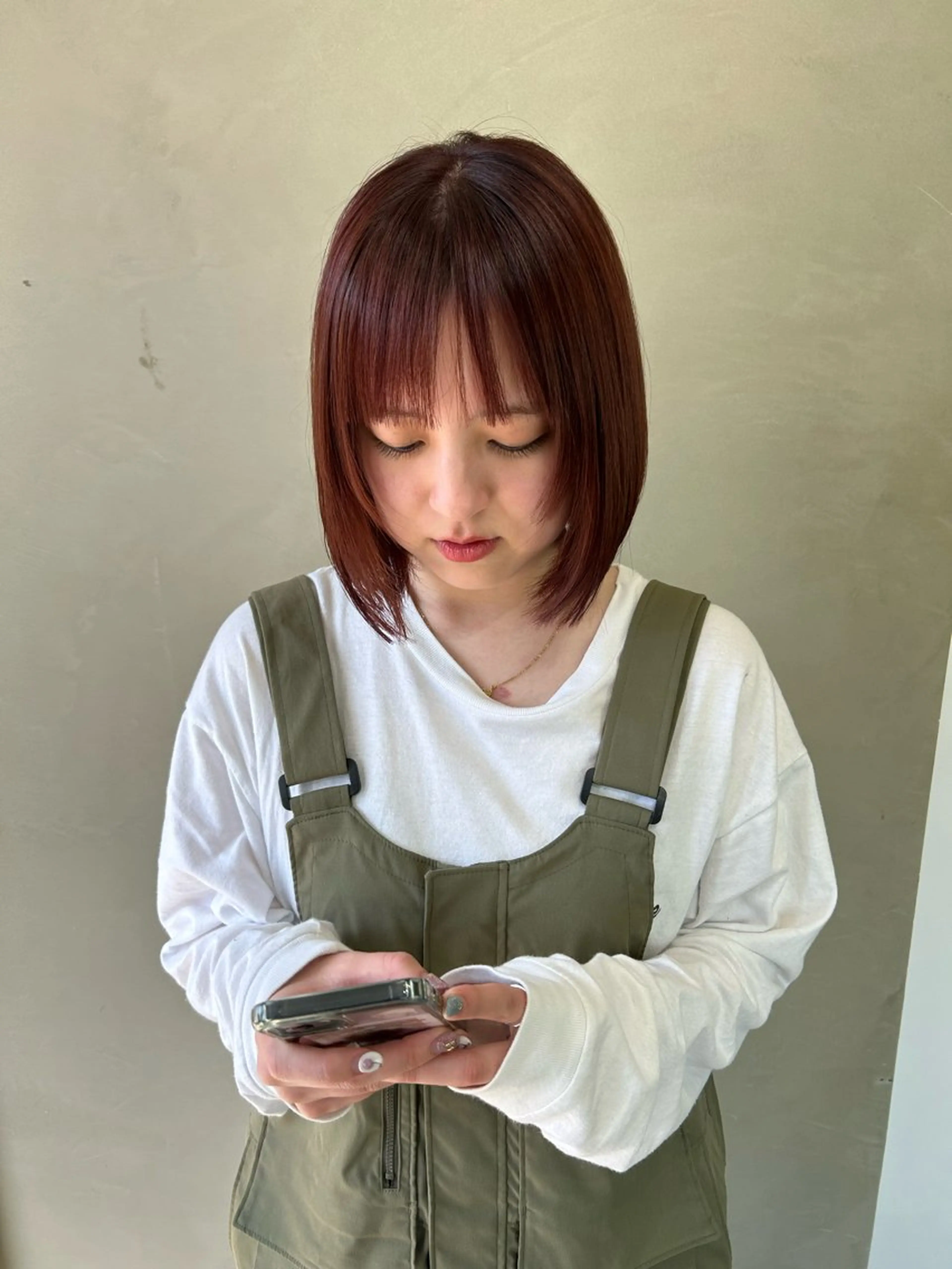 ショート カラー 透明感カラー 暖色shihoのヘアスタイル