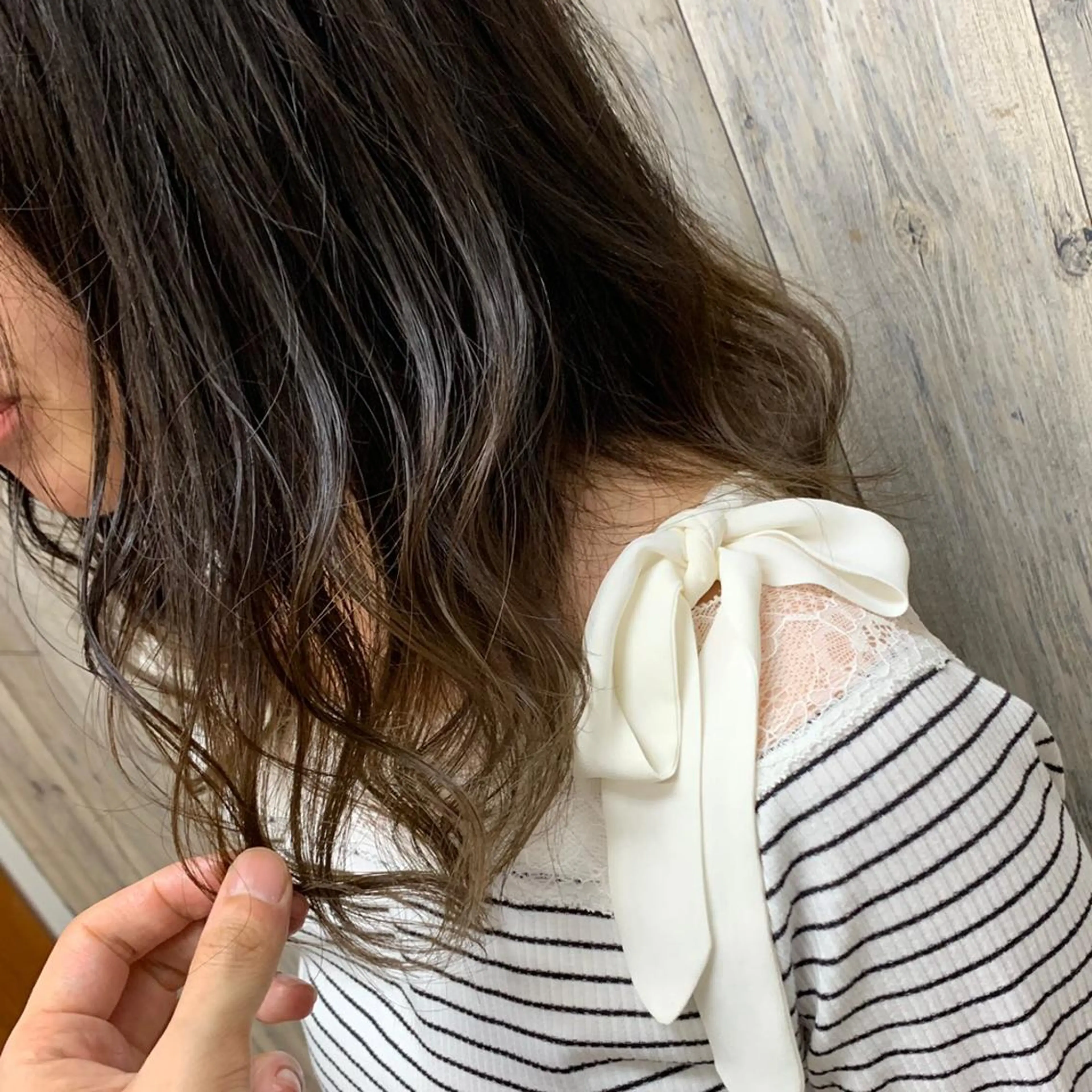 ミディアム カラー パーマ ヘアアレンジ メンズ キッズ Forest. -髪質改善-のヘアスタイル