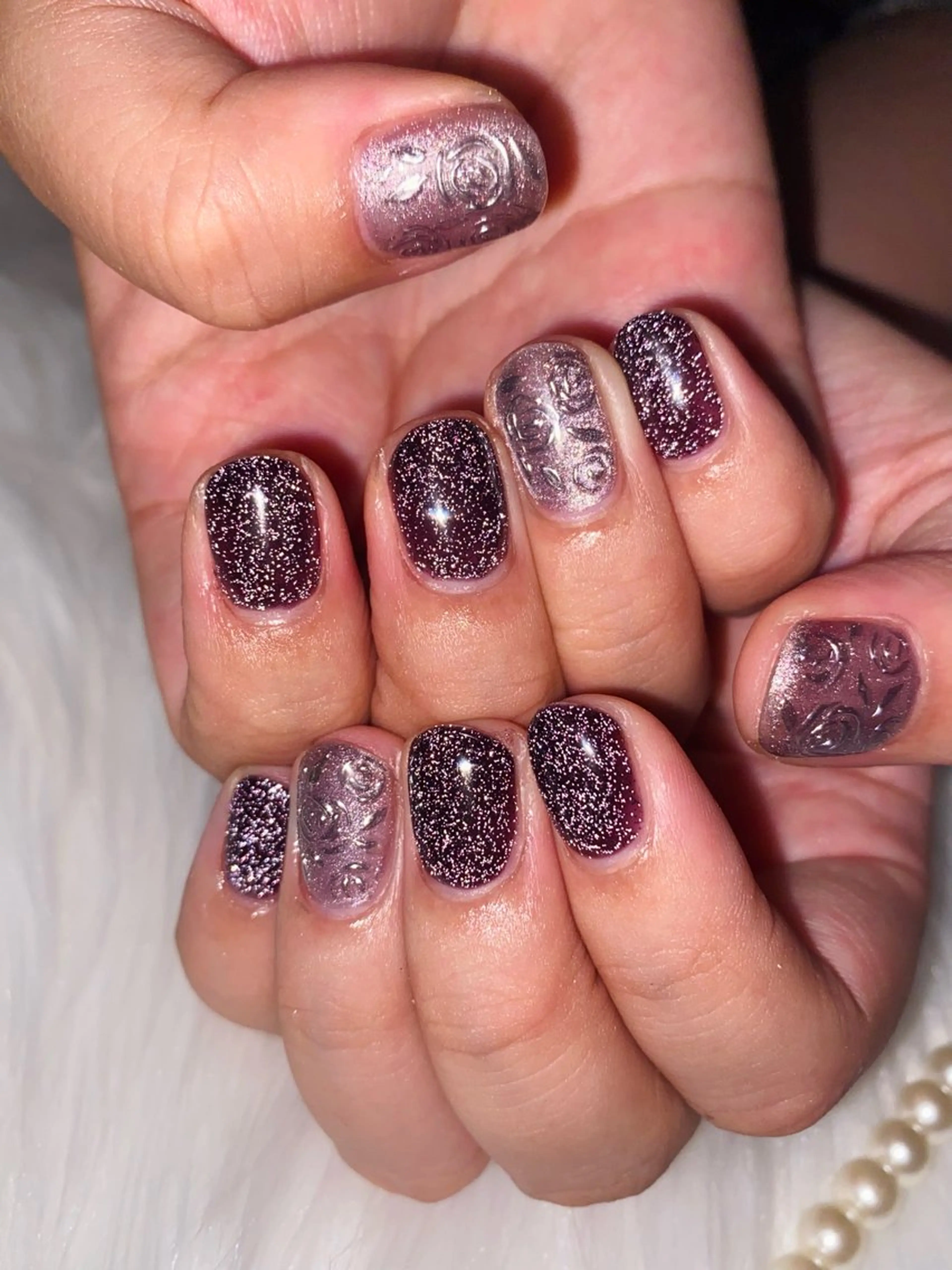 ネイル フラッシュネイル ショートネイル Nail Yunaのネイルデザイン