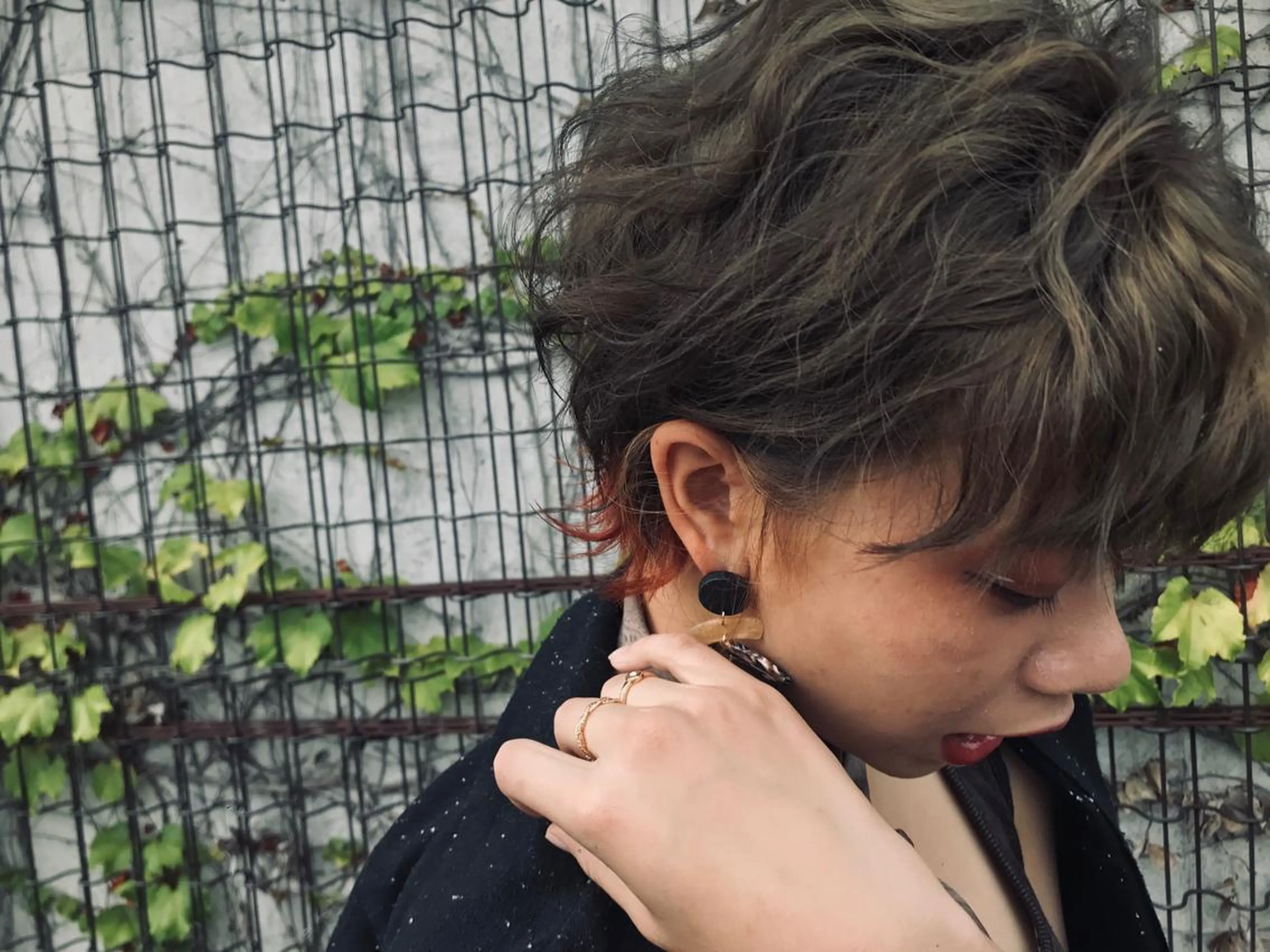 ミディアム カラー パーマ ヘアアレンジ 大野 あさみのヘアスタイル