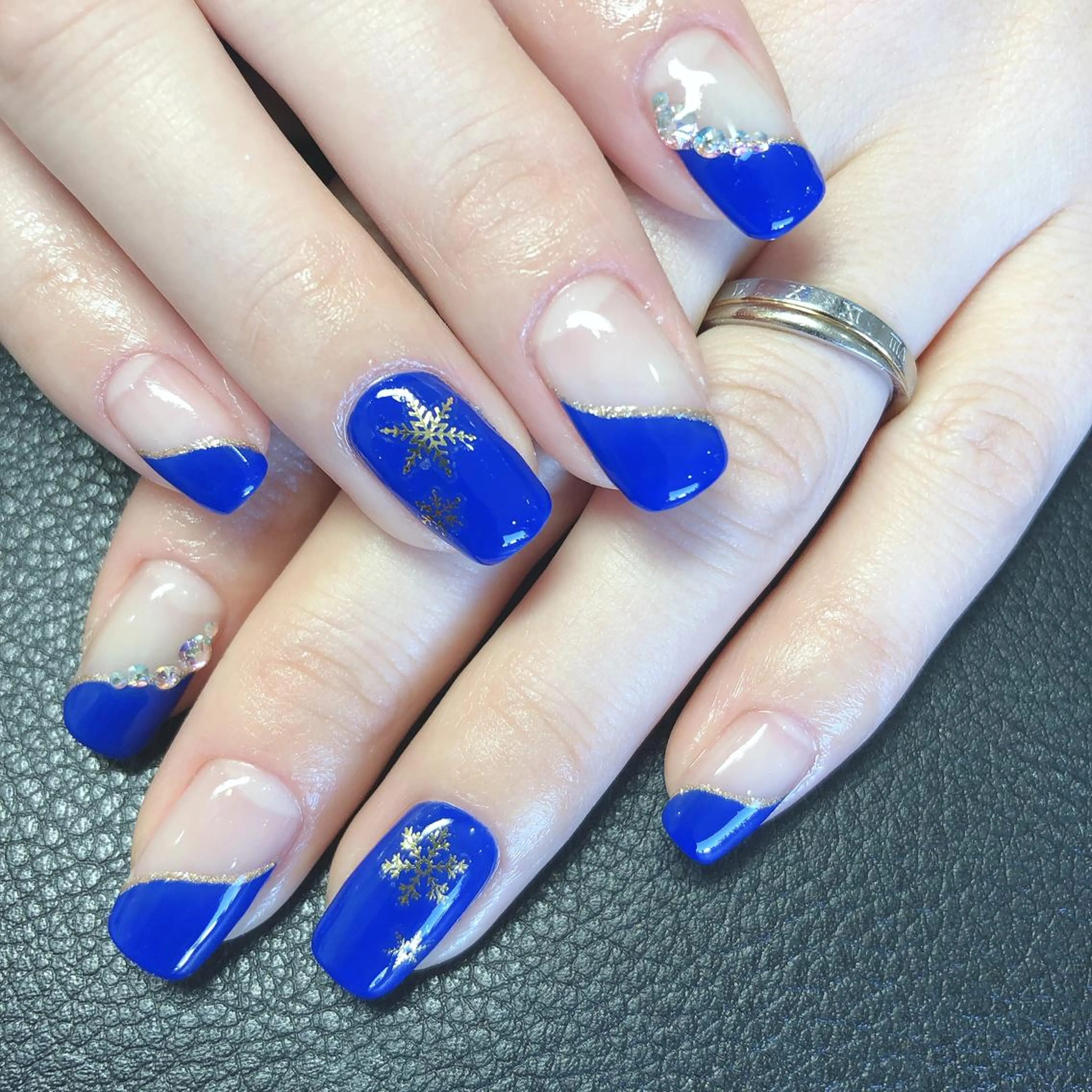 ネイル フレンチネイル ラメ(グリッター) Nail salon  Stella所属・Nail salon Stellaのネイルデザイン