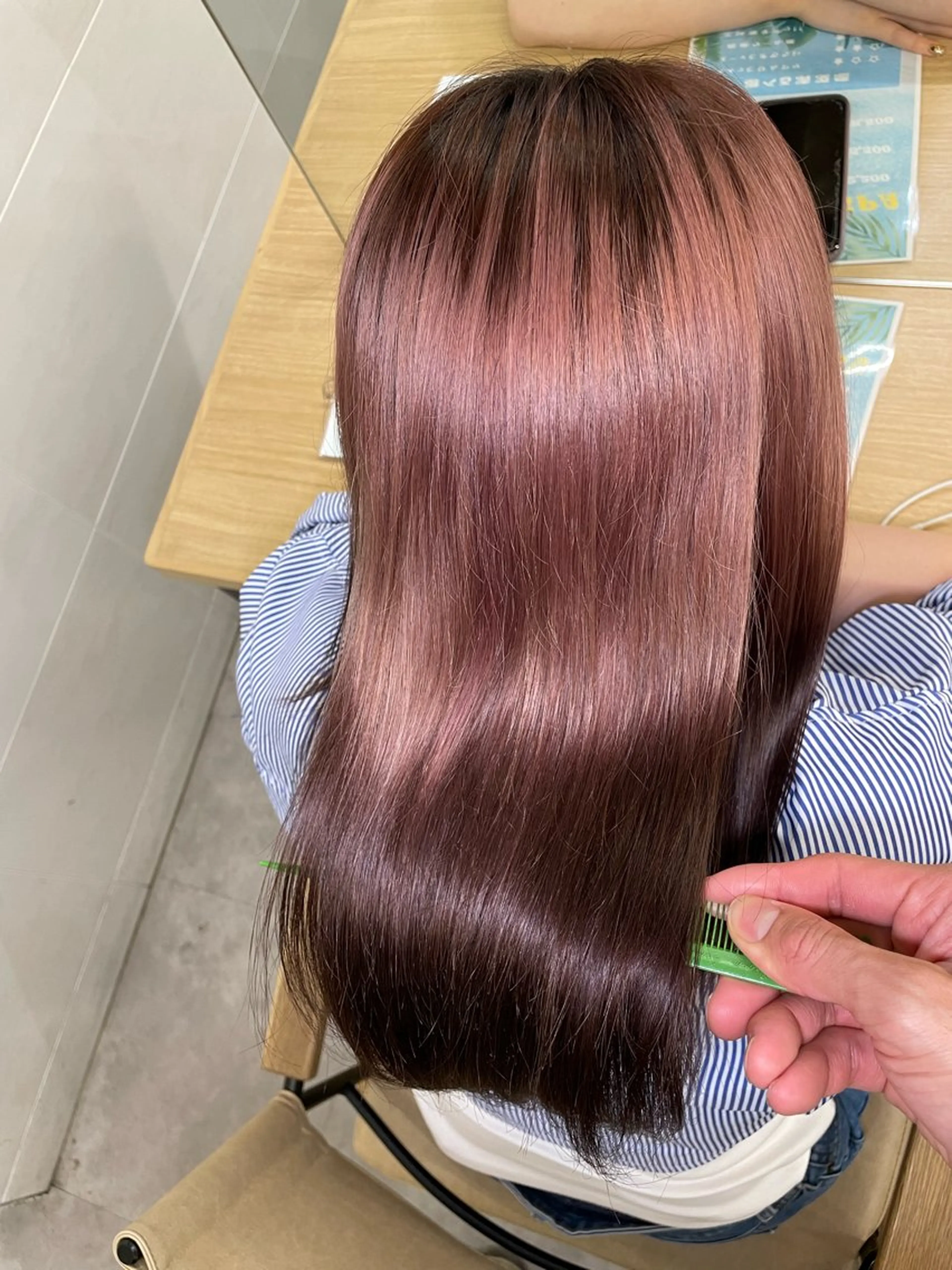 ロング ヘアカラー トリートメント CARE ．KOBE所属・京谷 日向のヘアスタイル