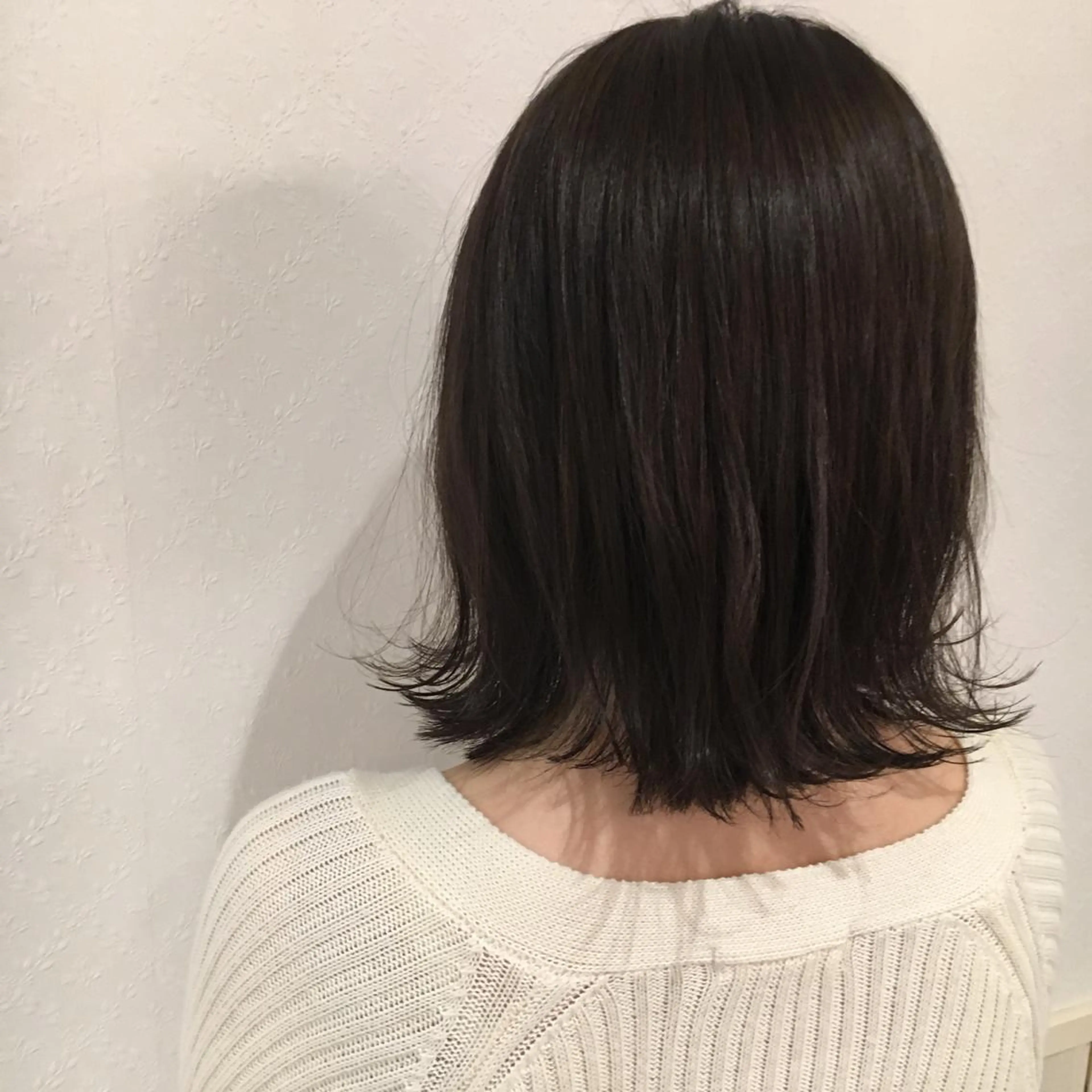 ミディアム カラー ヘアカラー トリートメント 宮内 真乃のヘアスタイル