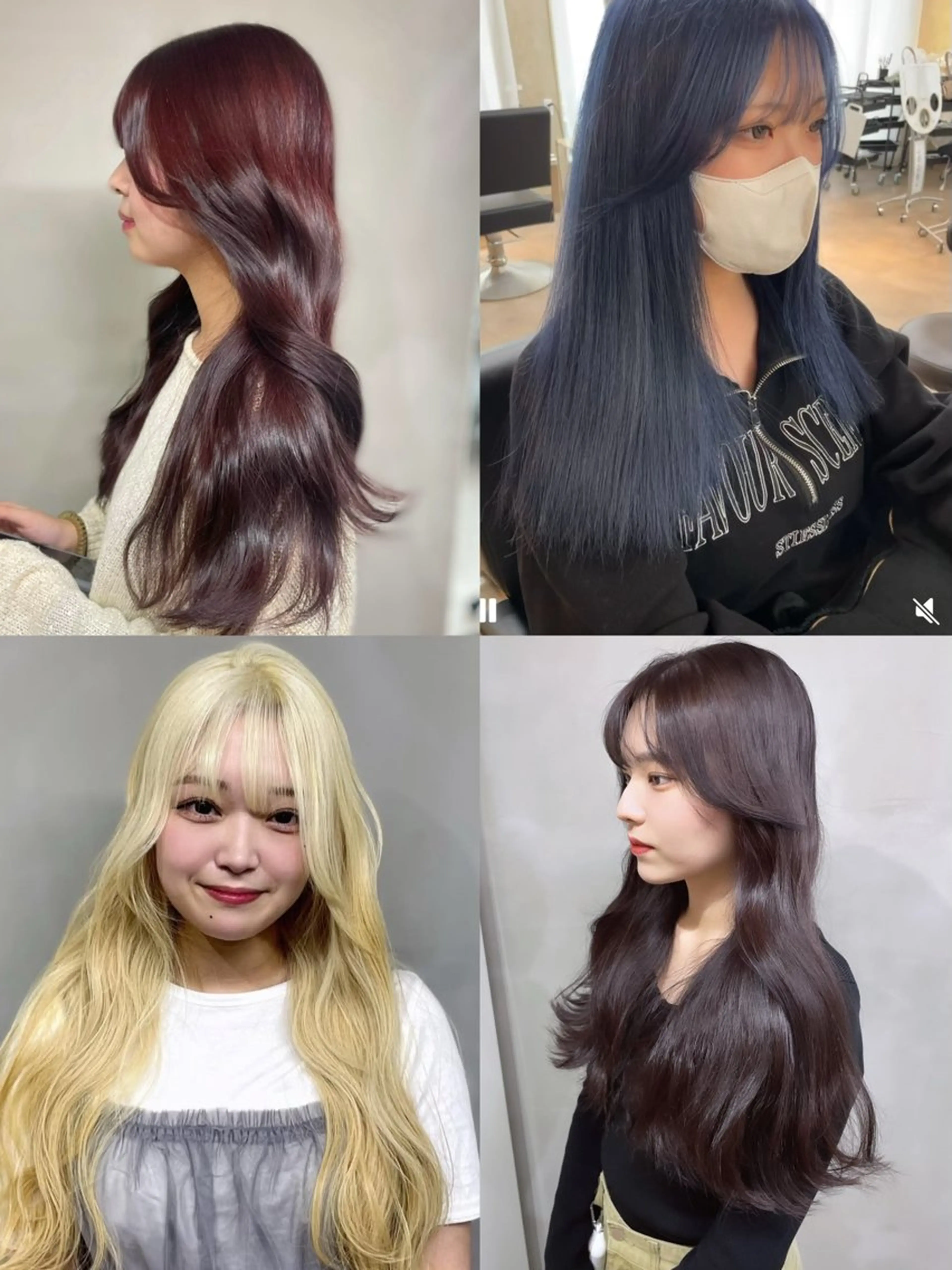 ロング カラー ワンホンレイヤー 福岡天神RAIRAのヘアスタイル