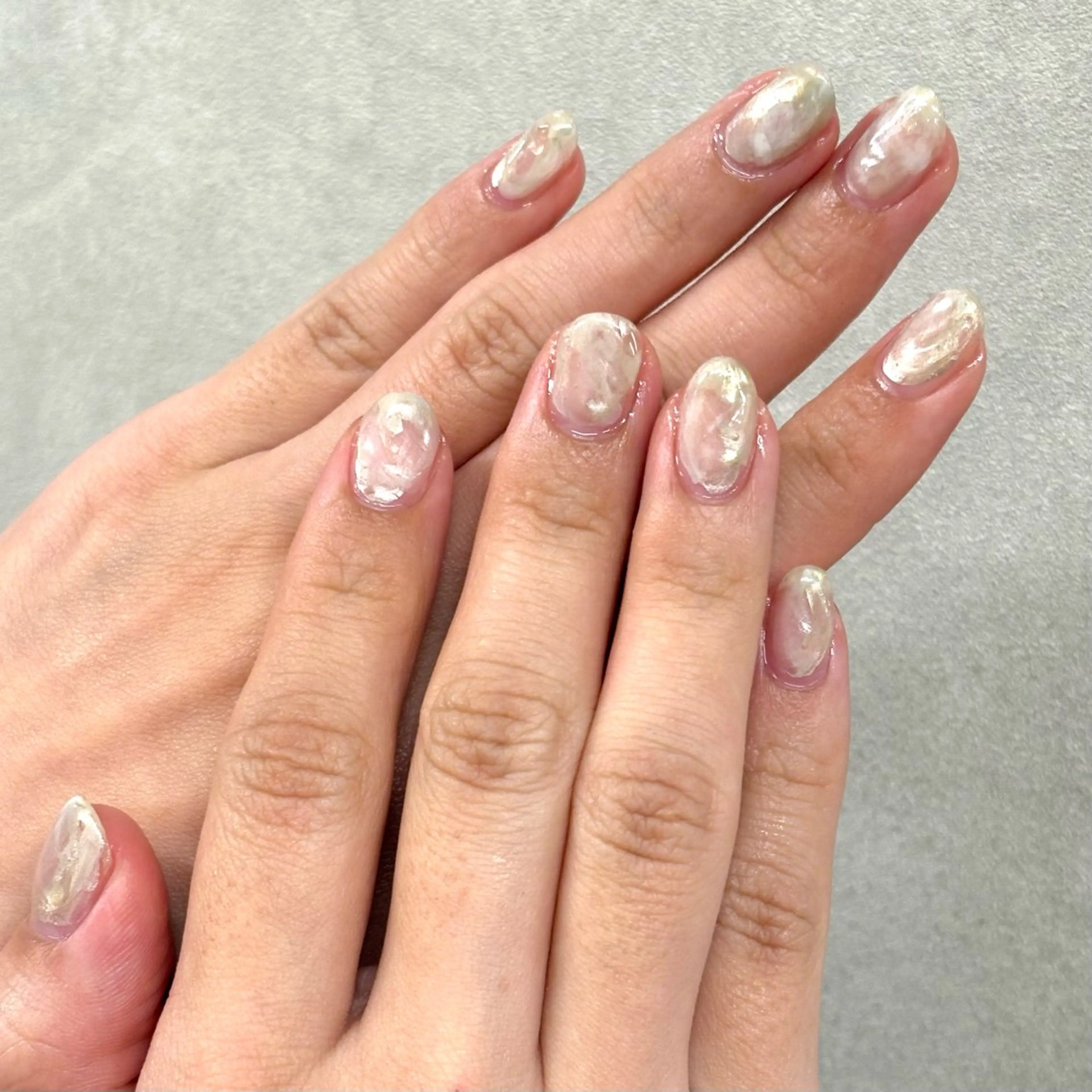 ネイル クリアネイル ジェルネイル ぷっくりネイル ハンドネイル filonnail yui_ニュアンスのネイルデザイン