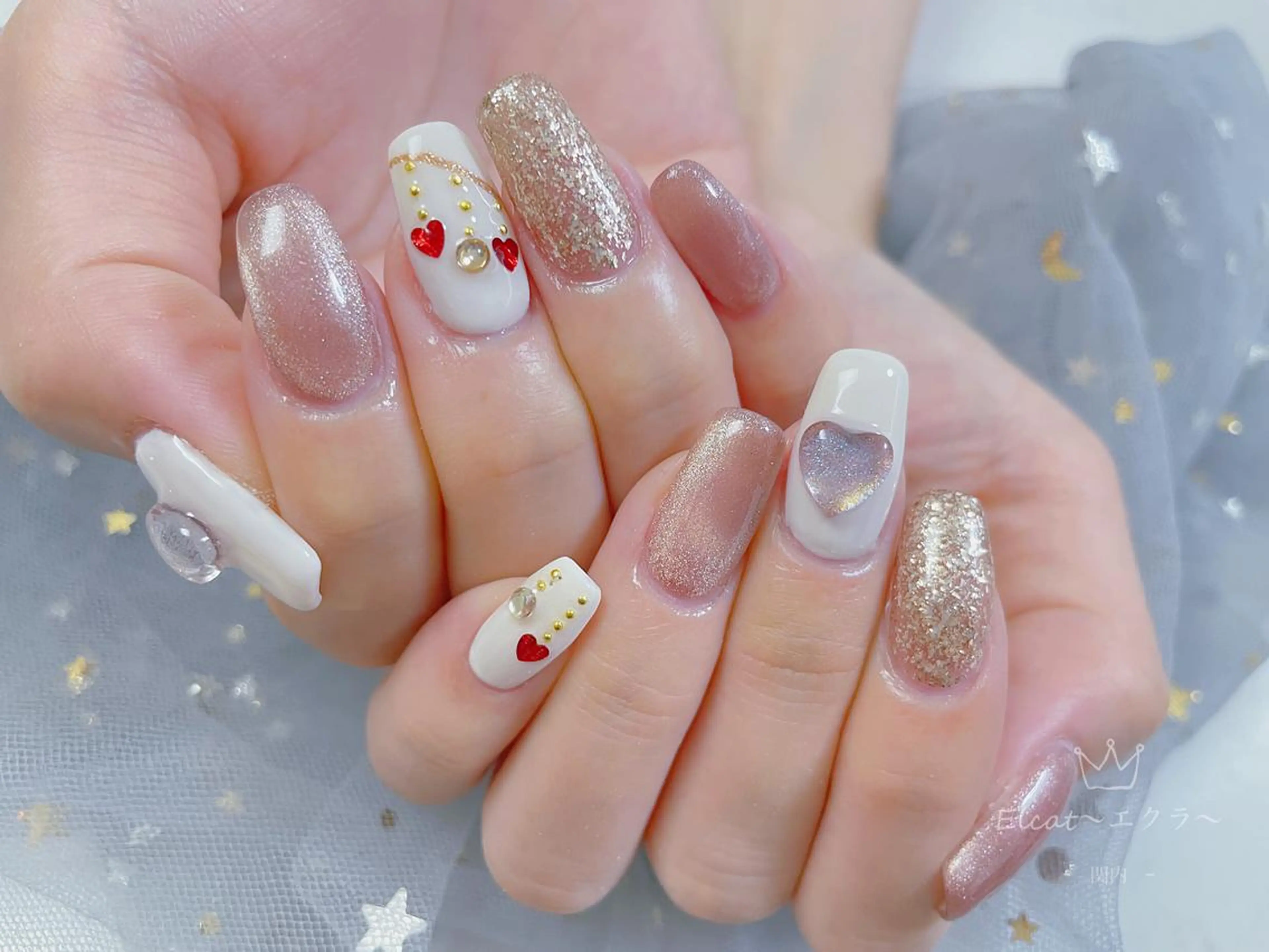 ネイル ハンドネイル ハンドケア ネイルサロンエクラ 🫧Shizukaのネイルデザイン