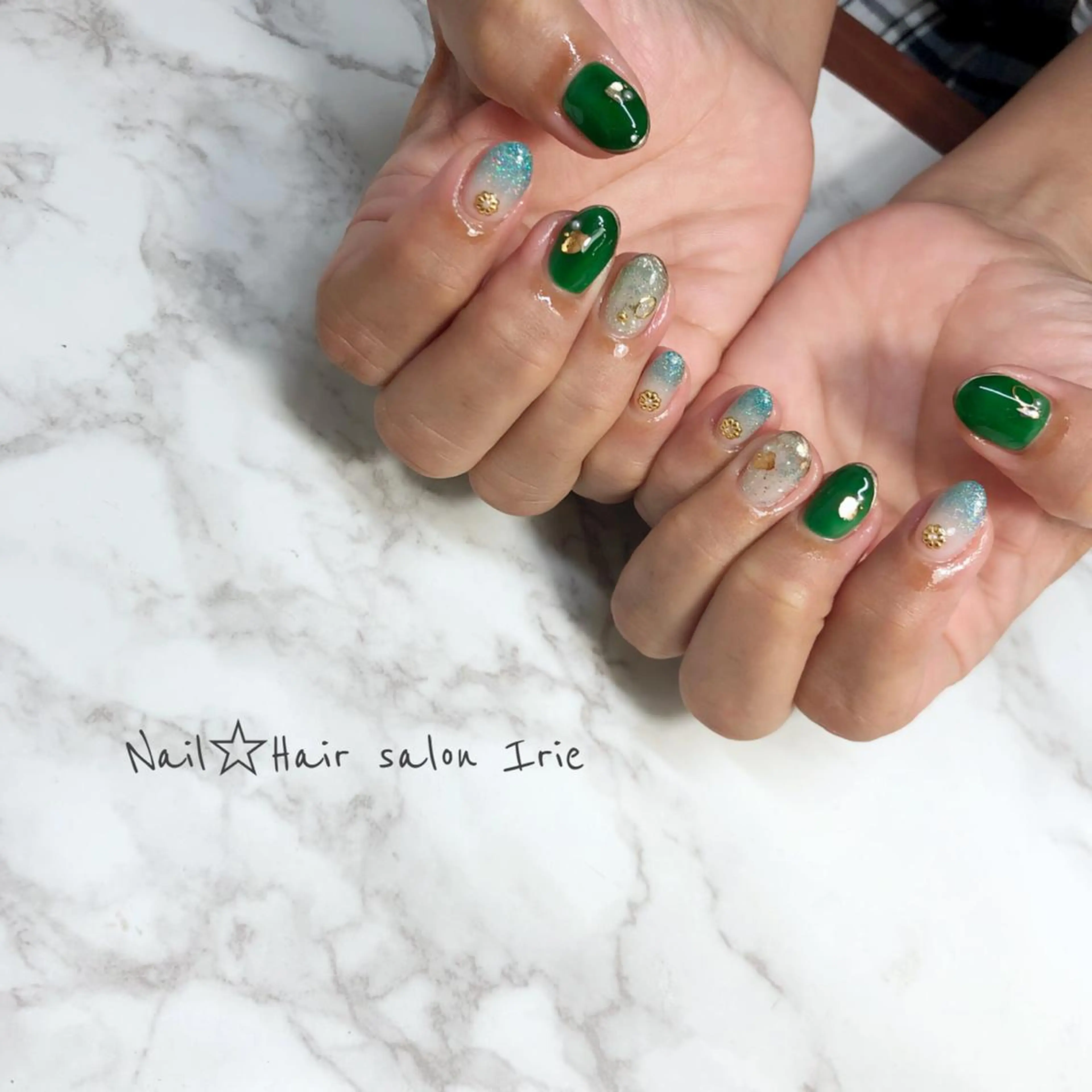 ネイル ハンドネイル Hair salon Irie所属・與儀 知佳のネイルデザイン